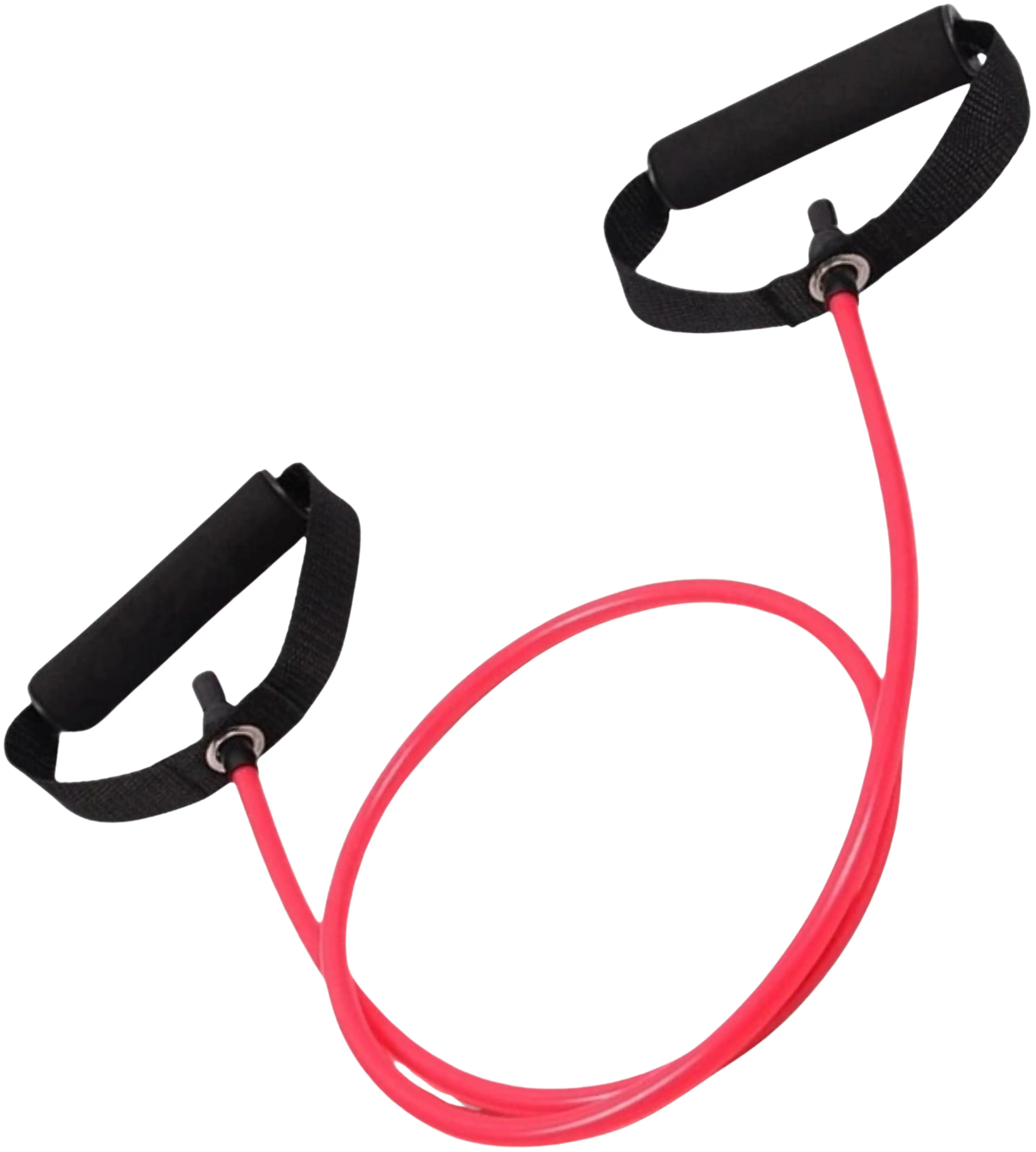 French Fitness Resistance Band Set of 5 w/Handles (New) - Image 7