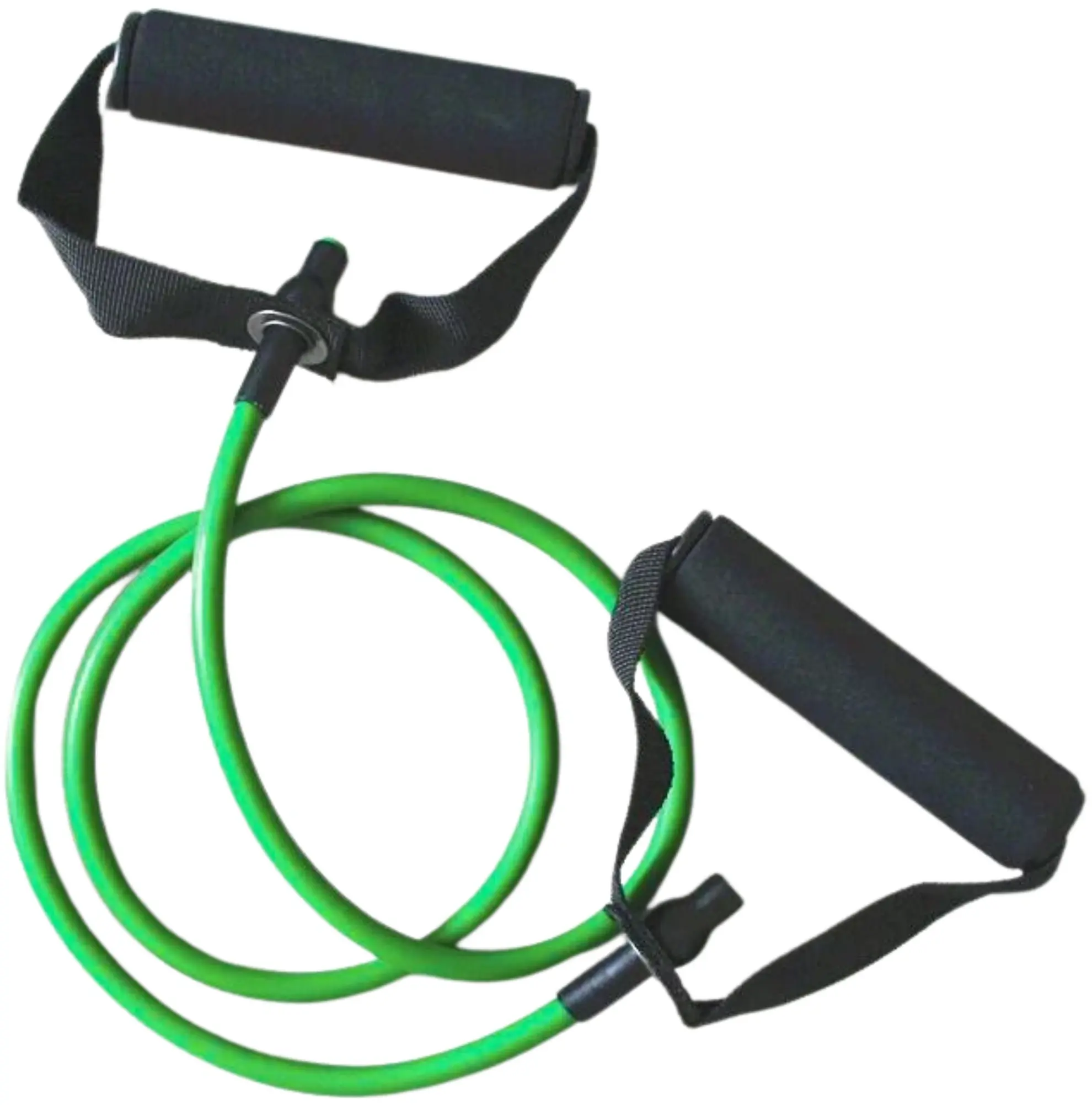 French Fitness Resistance Band Set of 5 w/Handles (New) - Image 8