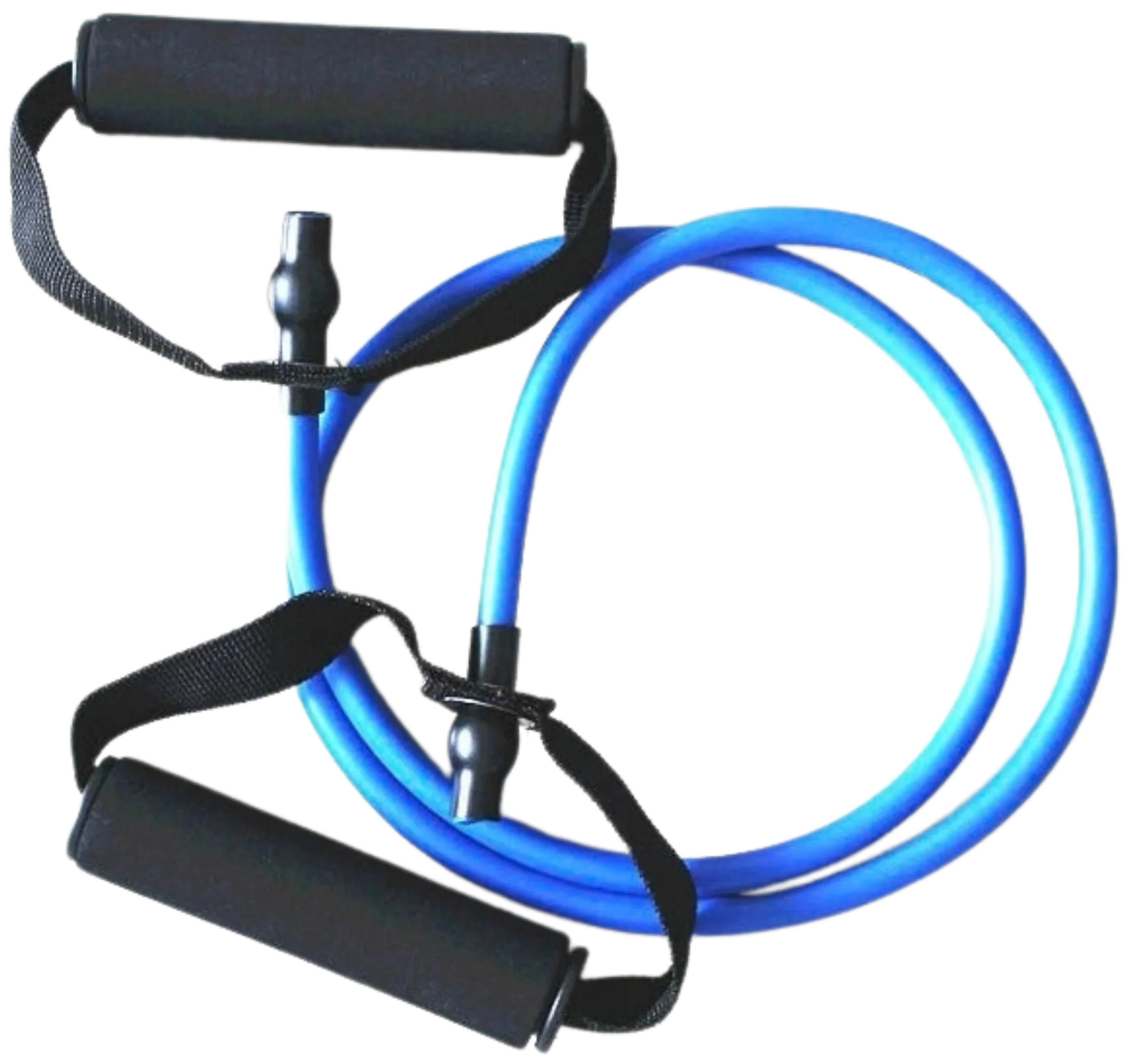 French Fitness Resistance Band w/Handles - Blue (13-20 lbs) Medium (New)