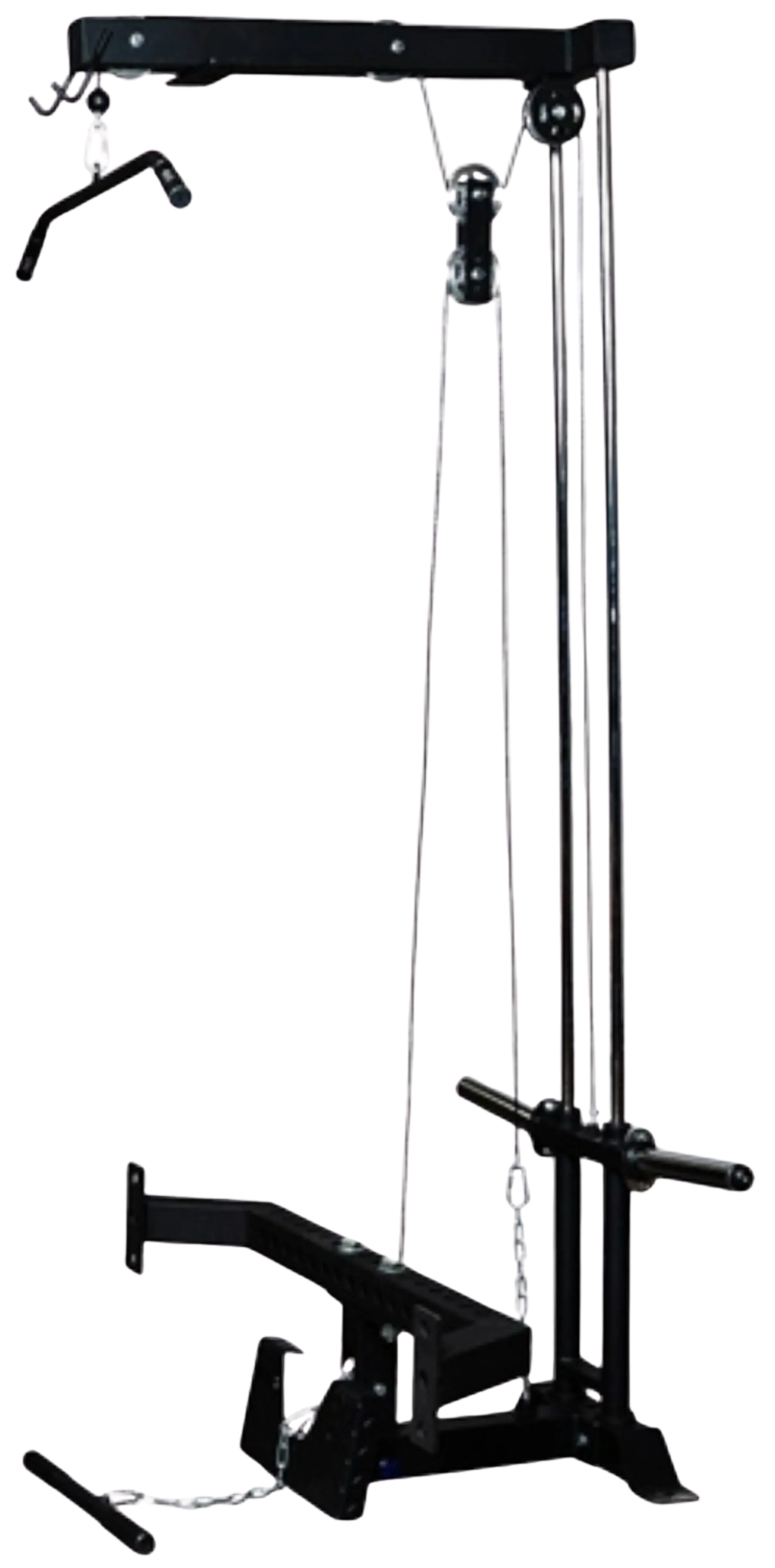 French Fitness Rig & Rack Lat Pulldown / Low Row w/Stabilizer Bar (New)