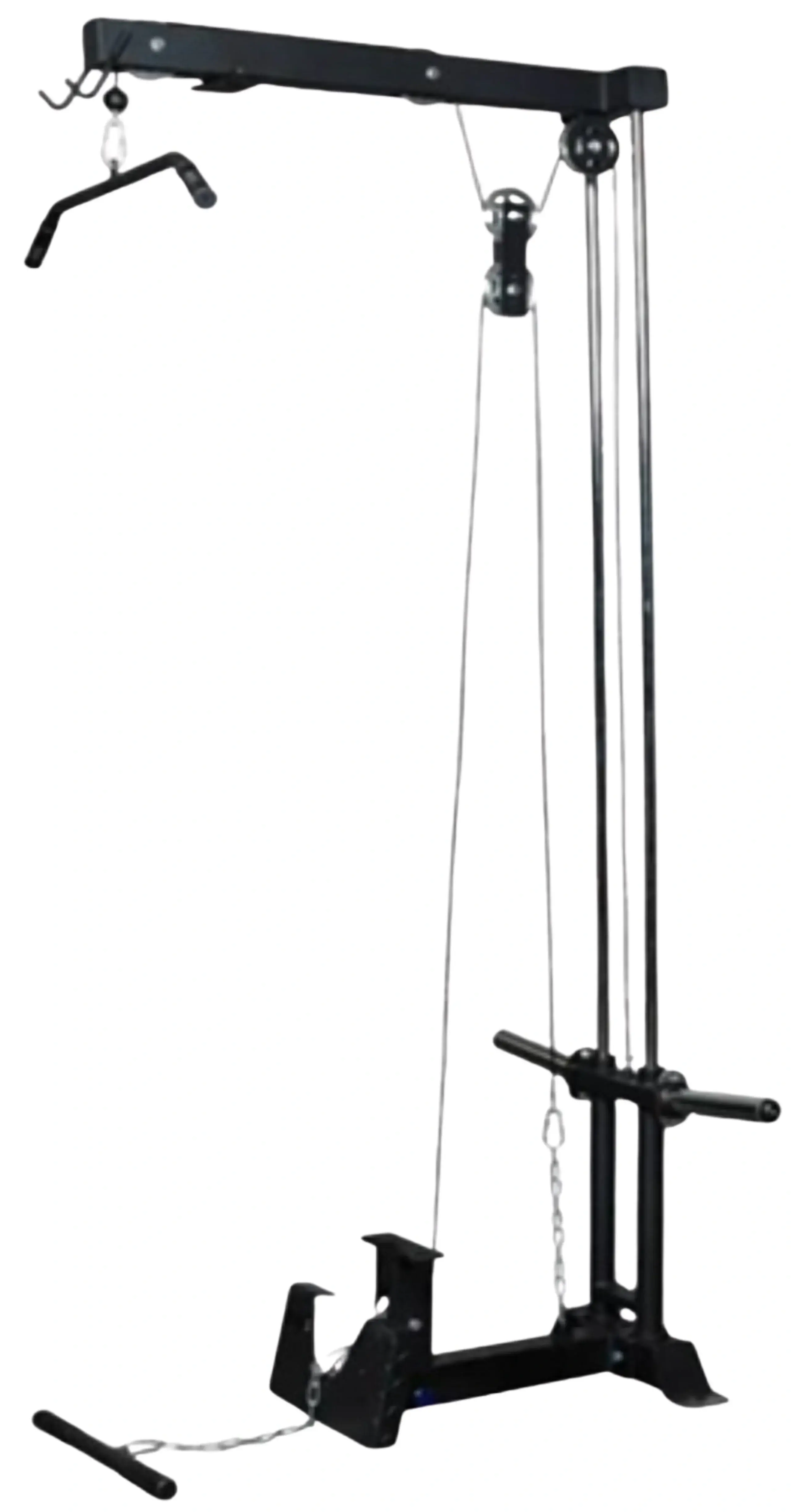 French Fitness Rig & Rack Lat Pulldown / Low Row w/Stabilizer Bar (New) - Image 2