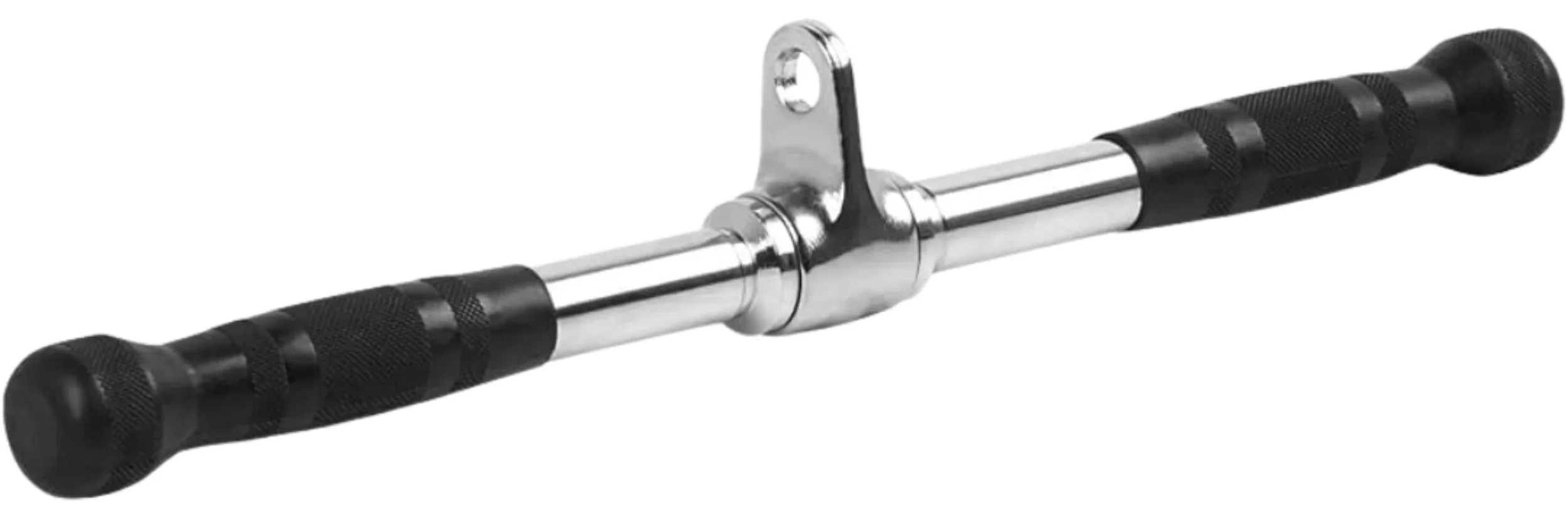 French Fitness Rubber Grip 21" Revolving Straight Bar (New) - Image 3
