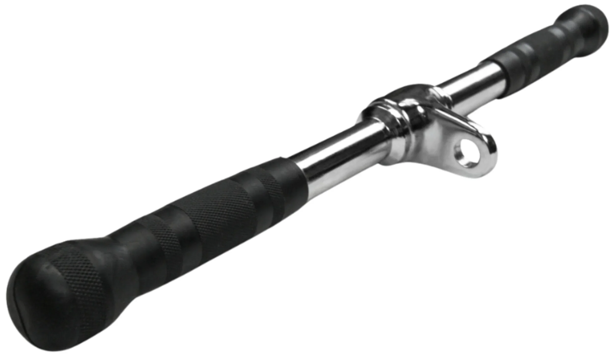 French Fitness Rubber Grip 21" Revolving Straight Bar (New) - Image 4