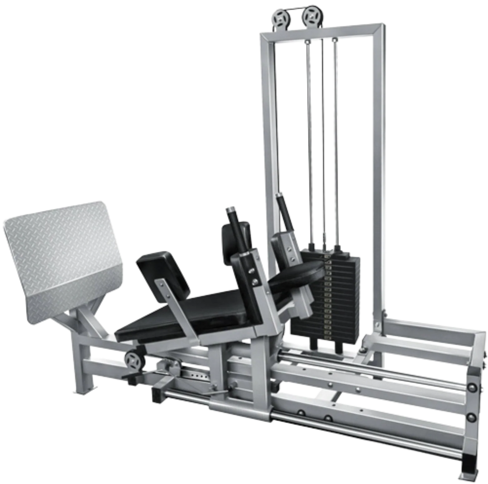 Horizontal Leg Press Selectorized - French Fitness Shasta (New)