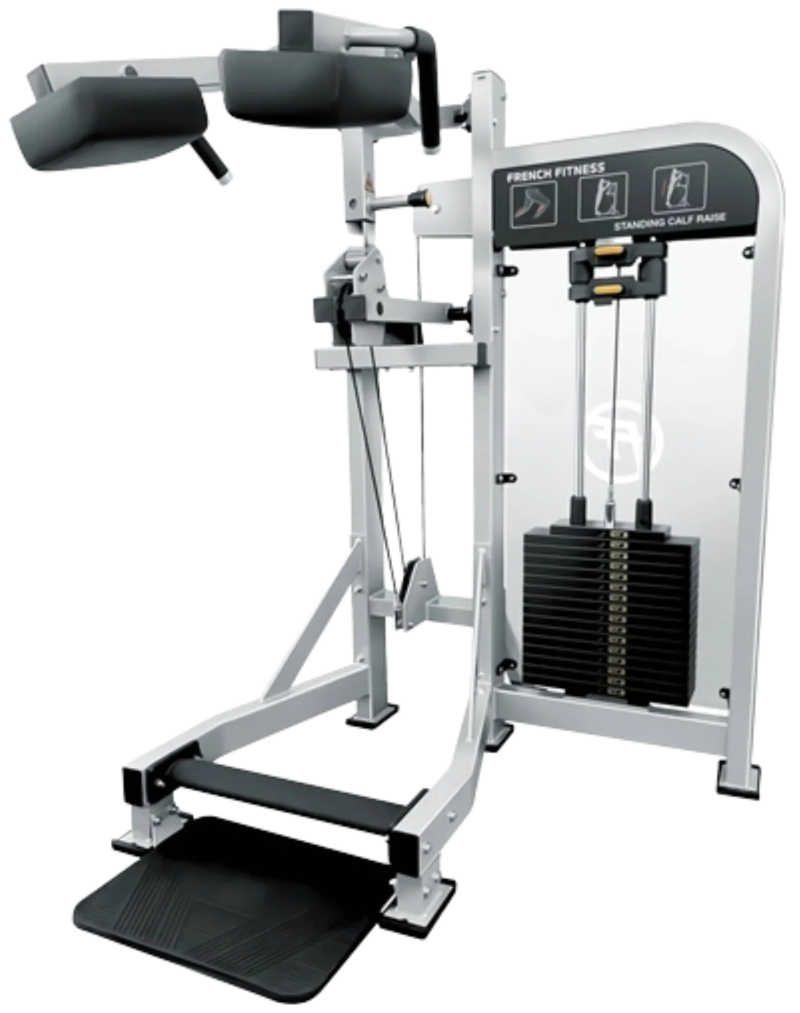 Standing Calf Raise Selectorized - French Fitness Shasta (New)