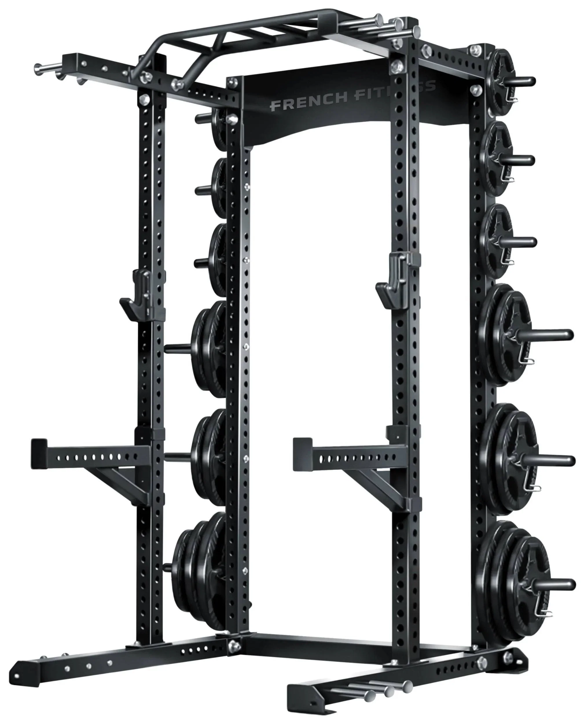 French Fitness SHR80 Commercial Half Rack / Bench Combo (New) - Image 2