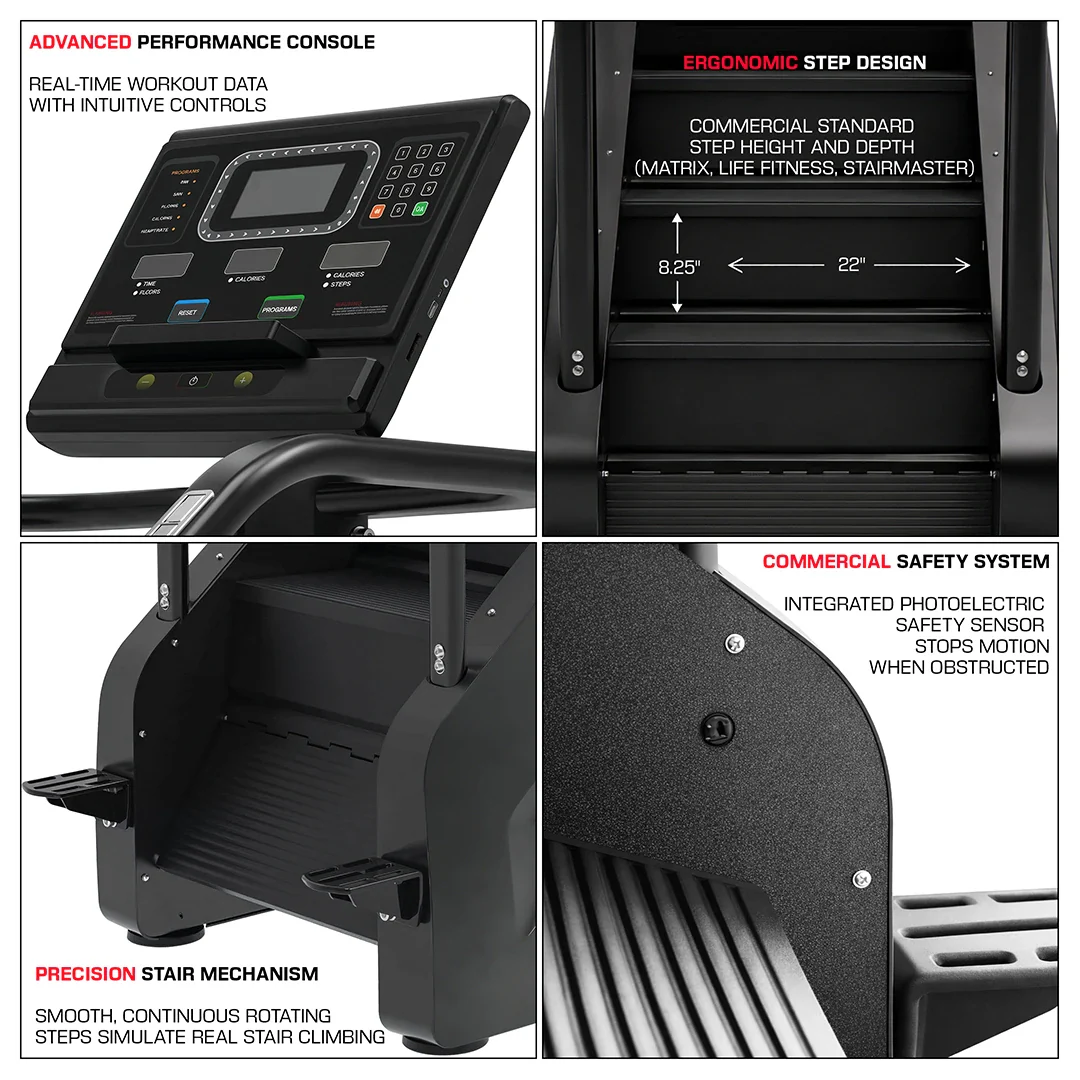 French Fitness SM200 Black Stairmill (New) - Image 3