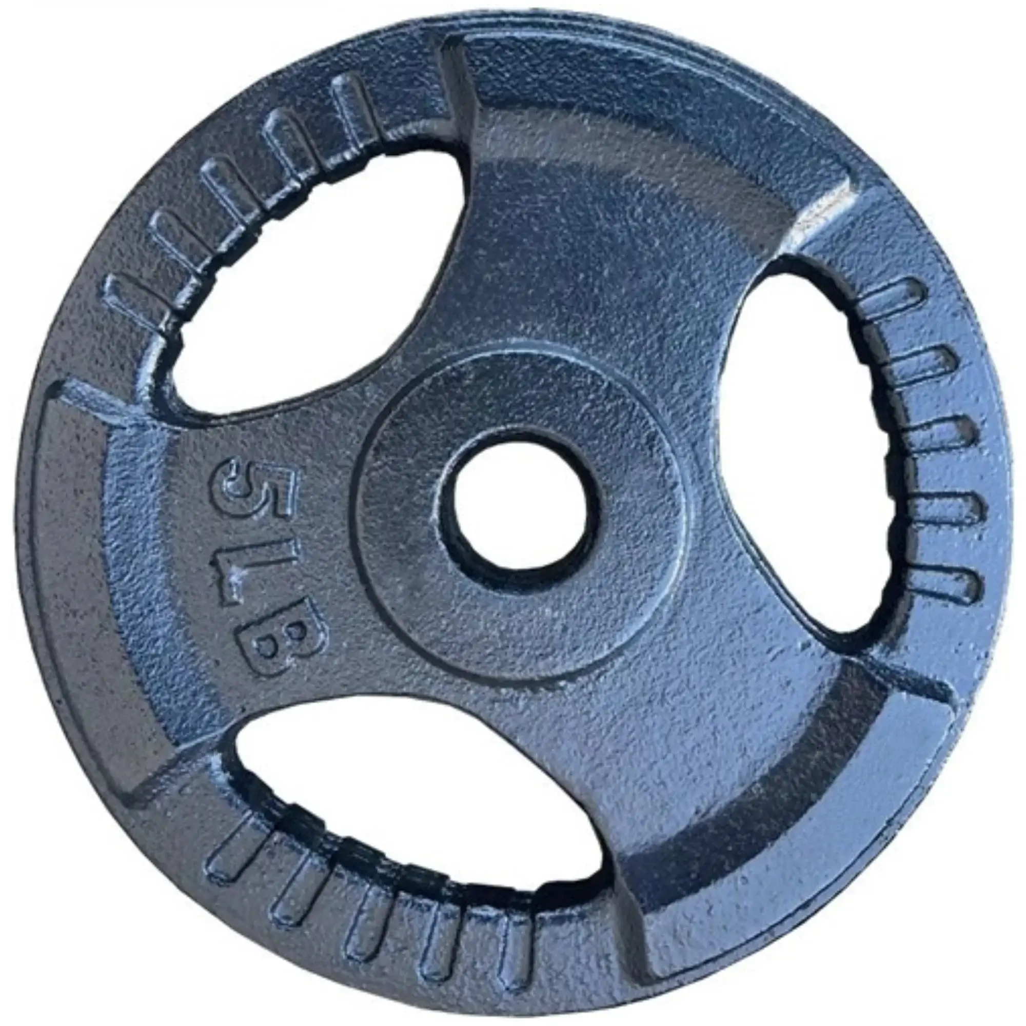 French Fitness Standard Cast Iron 1" Weight Plate Set 190 lbs (New) - Image 6