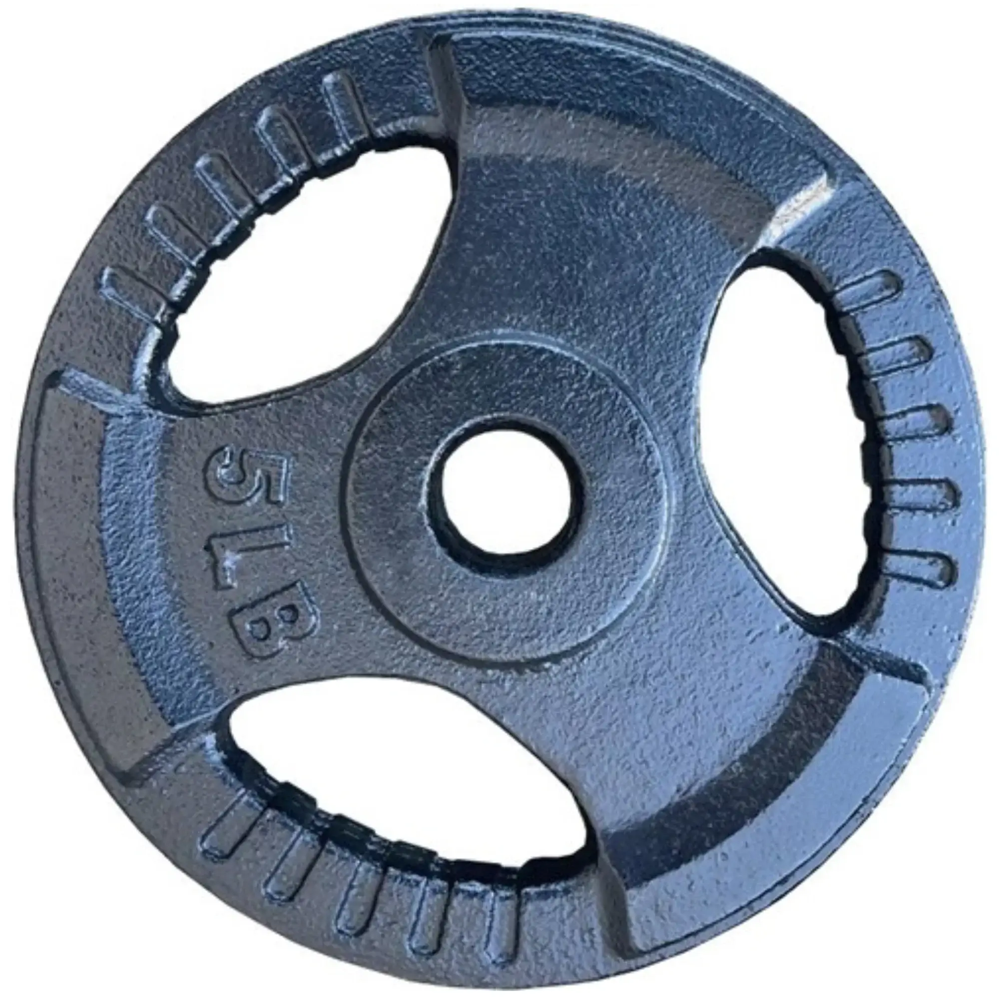 French Fitness Standard Cast Iron 1" Weight Plate Set 450 lbs (New) - Image 6