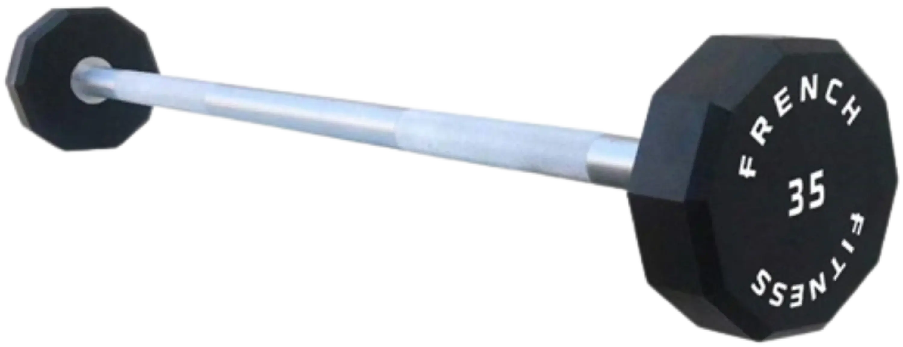 French Fitness Straight Urethane Barbell 35 lbs - Single (New)