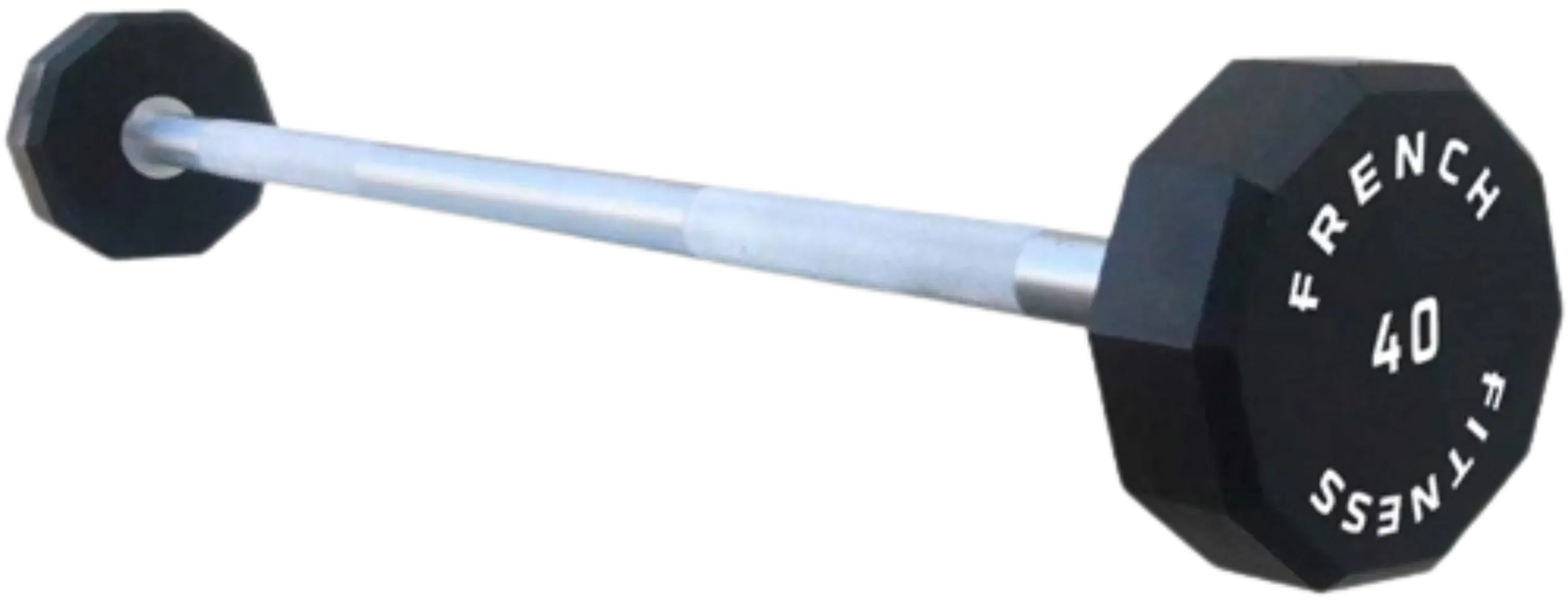 French Fitness Straight Urethane Barbell 40 lbs - Single (New)