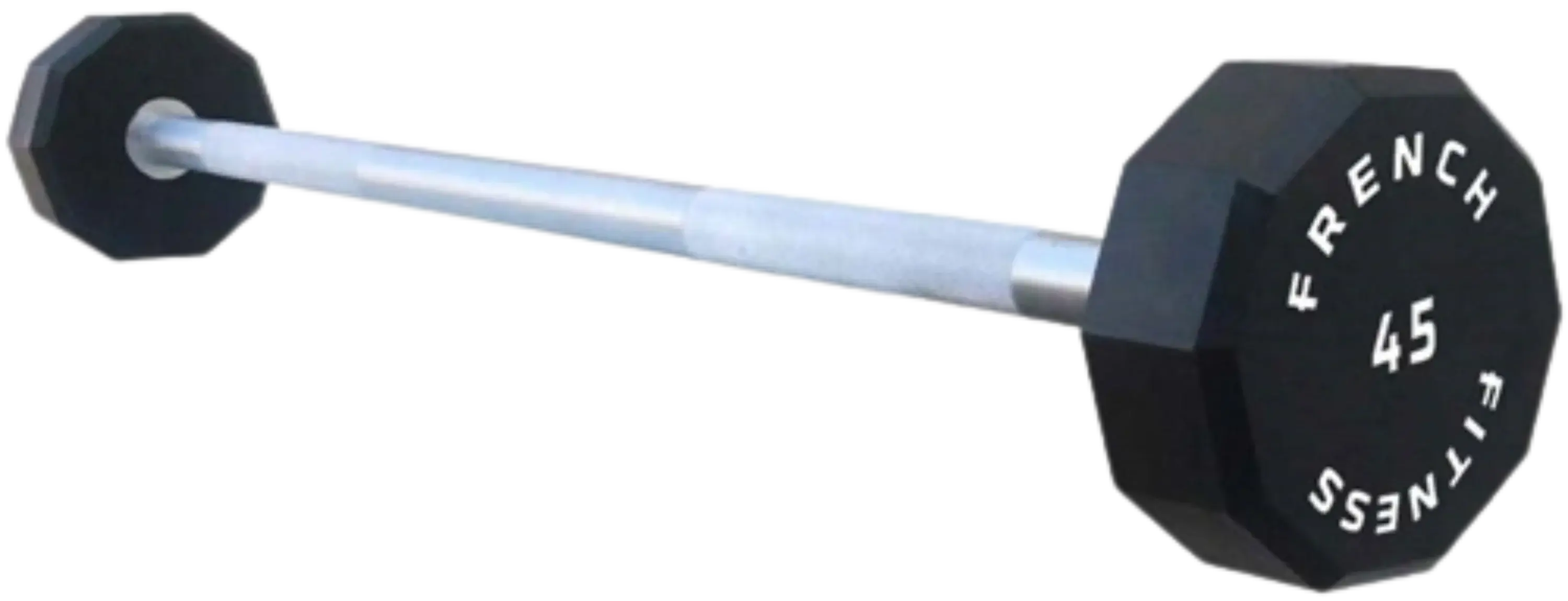 French Fitness Straight Urethane Barbell 45 lbs - Single (New)