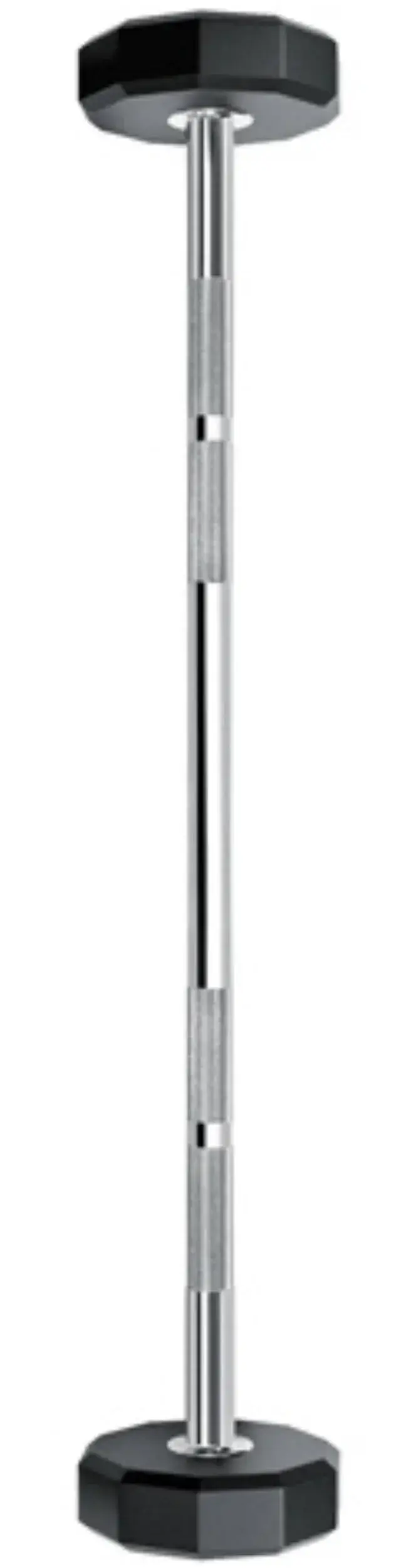 French Fitness Straight Urethane Barbell Bar - Set of 5 (20-60 lbs) (New) - Image 3