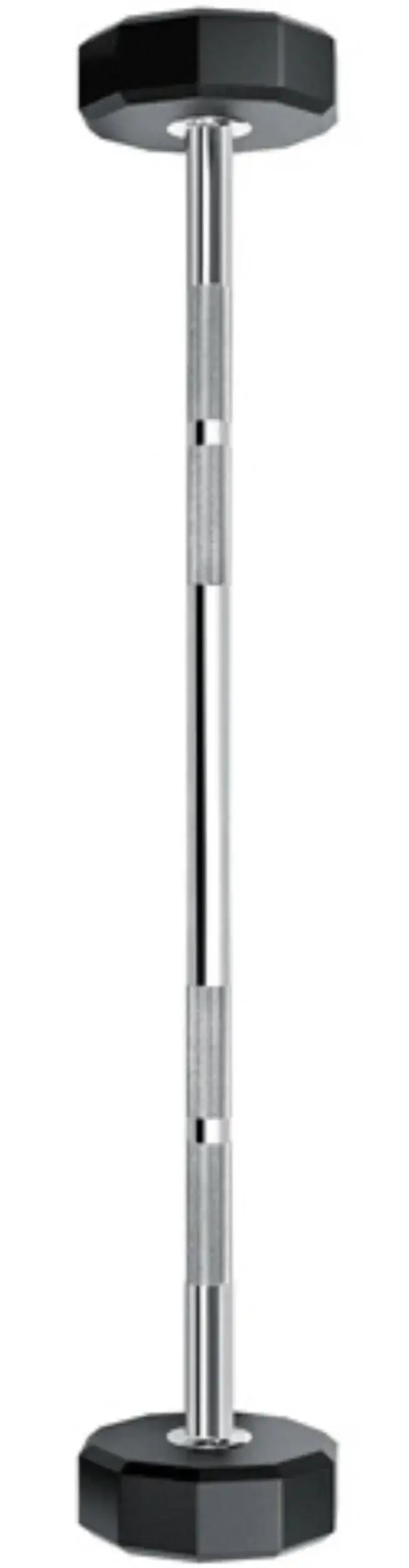 French Fitness Straight Urethane Barbell Bar - Set of 5 (20-60 lbs) (New) - Image 4