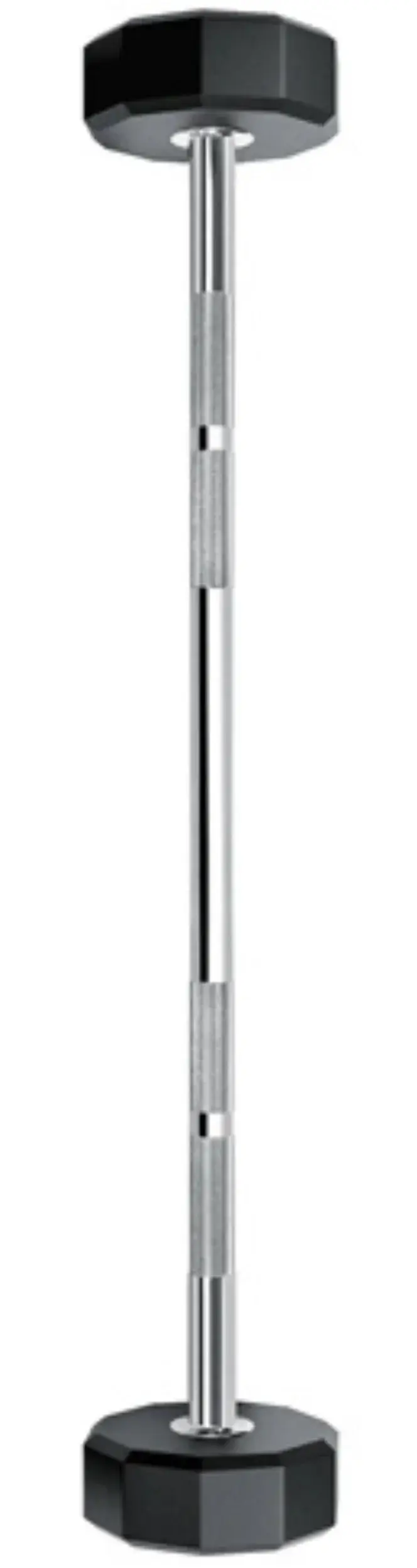 French Fitness Straight Urethane Barbell Bar - Set of 5 (20-60 lbs) (New) - Image 5