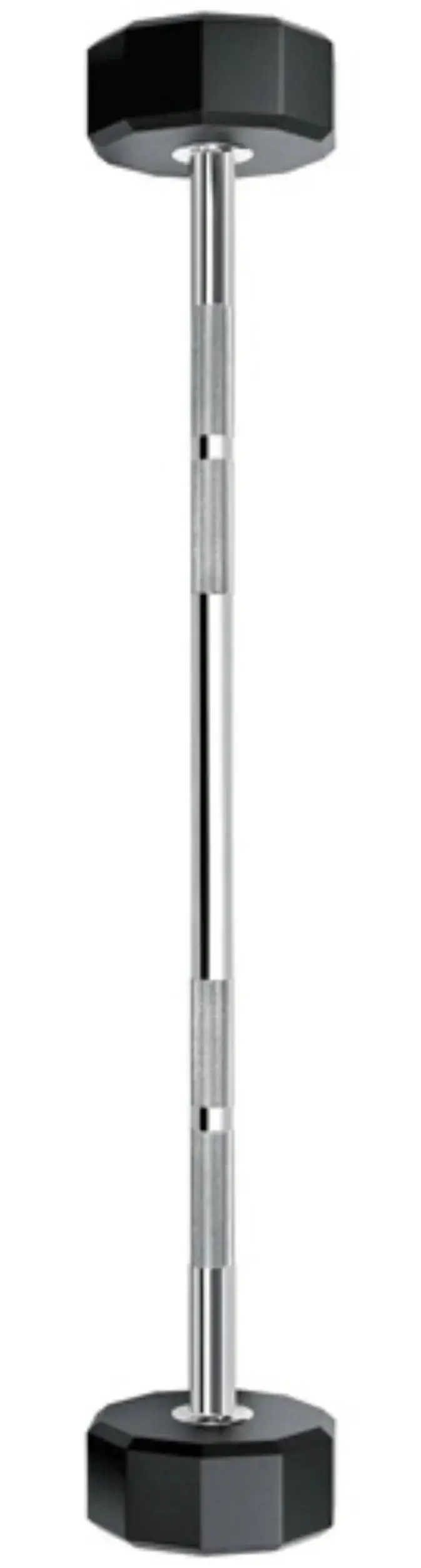 French Fitness Straight Urethane Barbell Bar - Set of 5 (20-60 lbs) (New) - Image 6