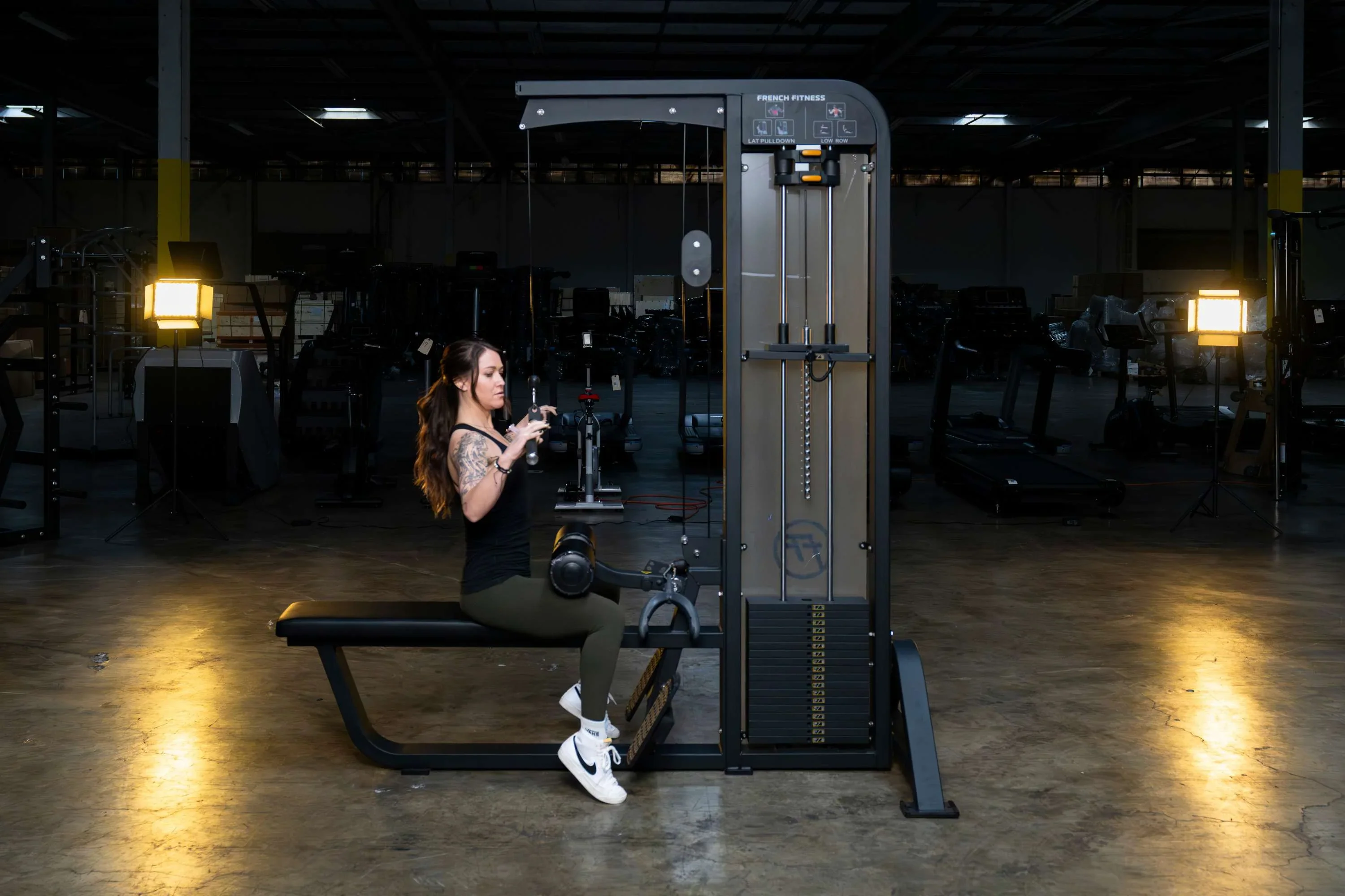 Lat Pulldown Low Row - French Fitness Tahoe (New) - Image 8