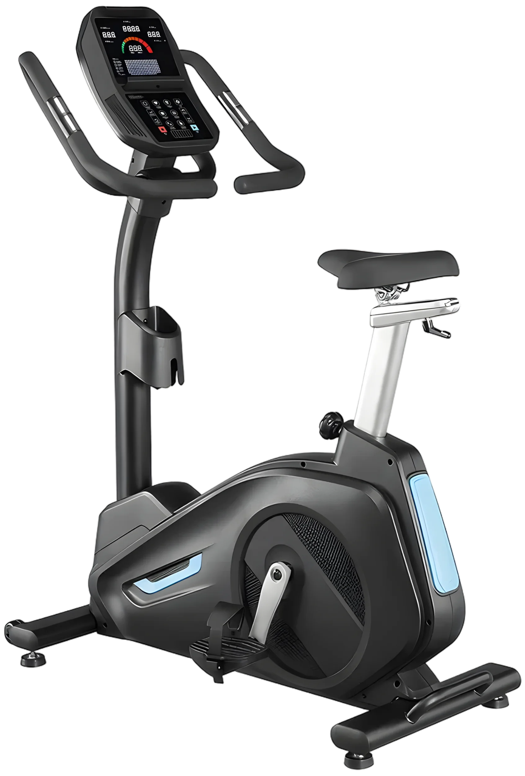 French Fitness UB310 Upright Bike w/LED Console, Cordless (New)