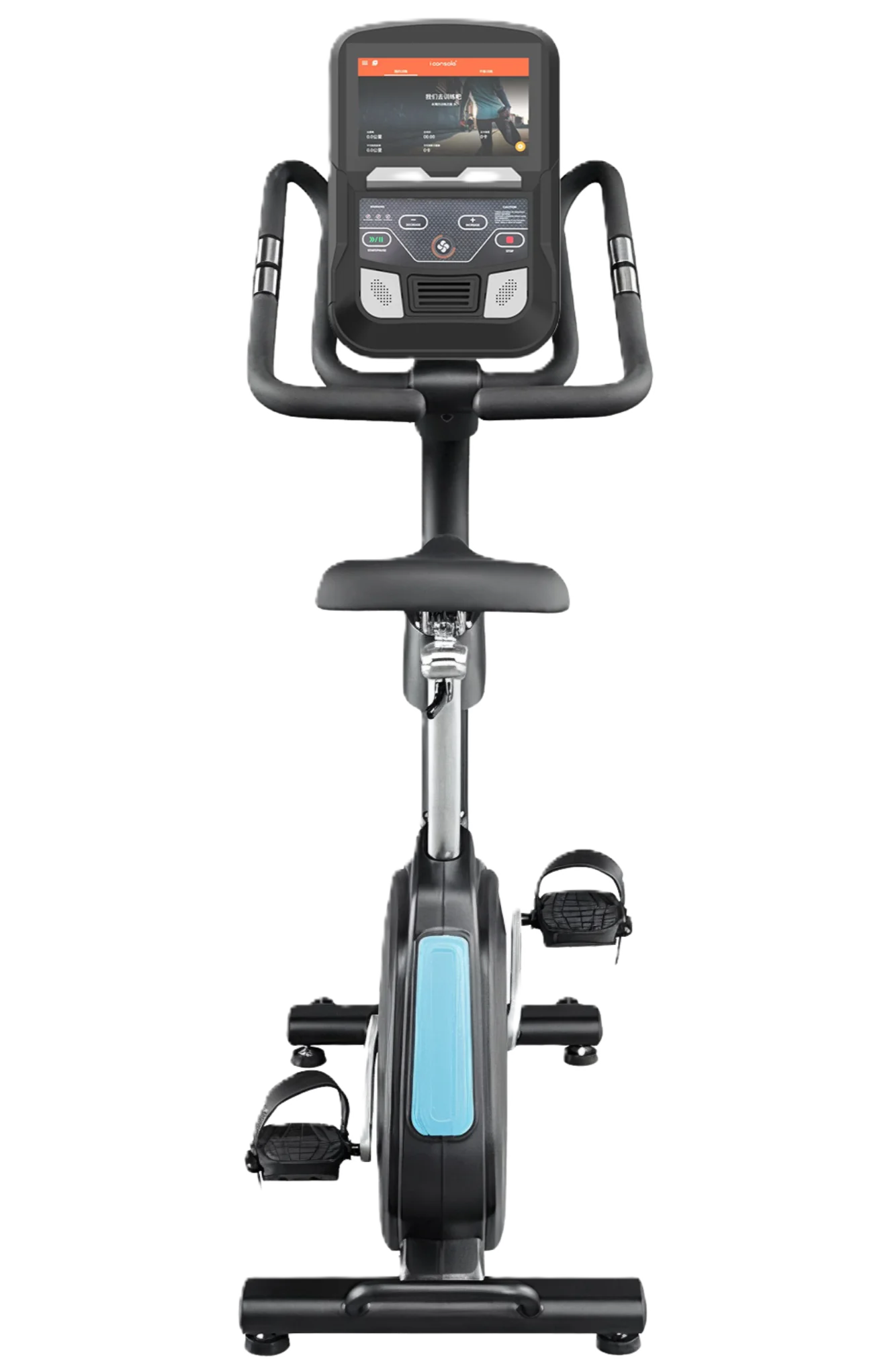 French Fitness UB320T Upright Bike w/10" Touch Console (New) - Image 3