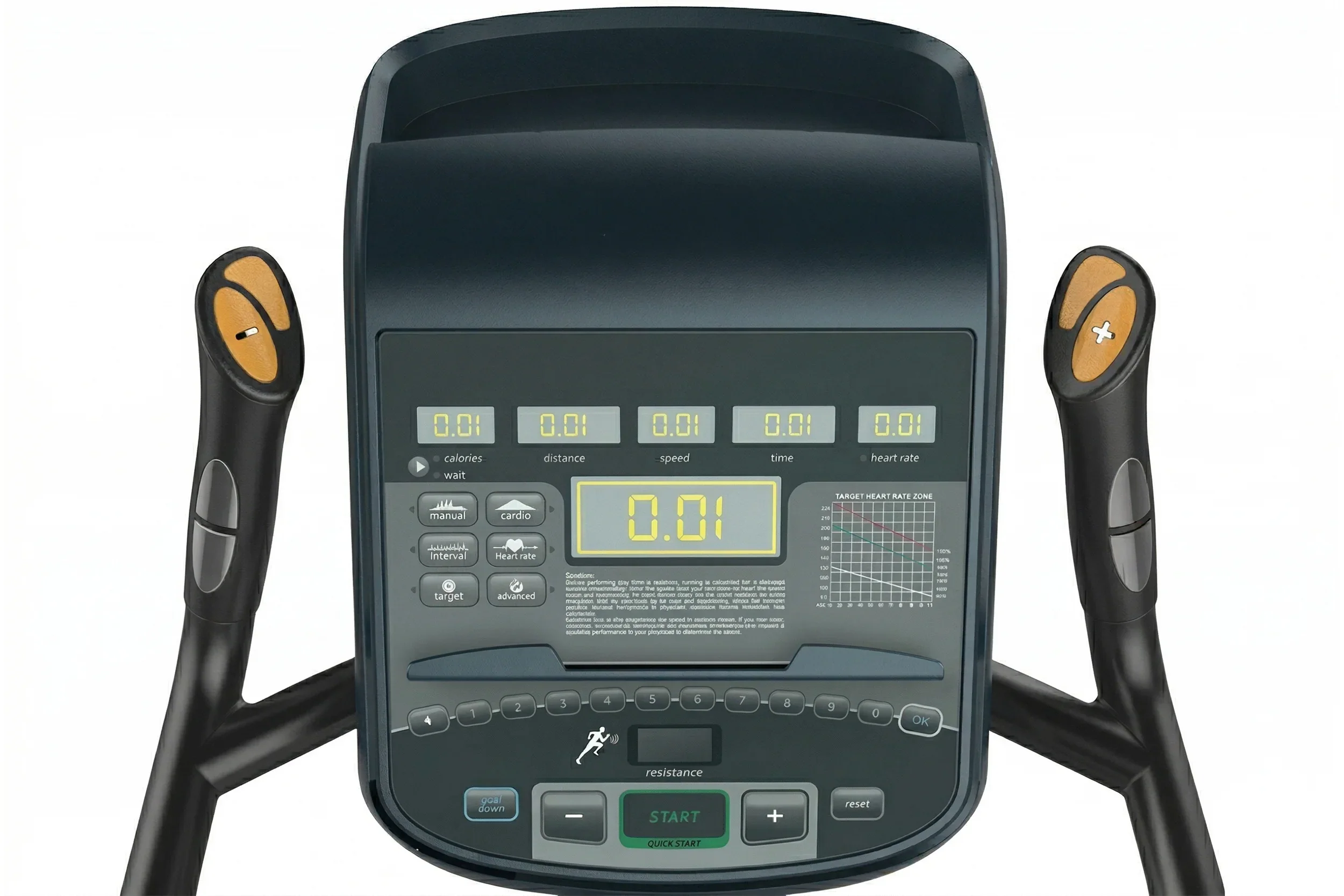 French Fitness UB600 Upright Bike w/LED Console (New) - Image 7