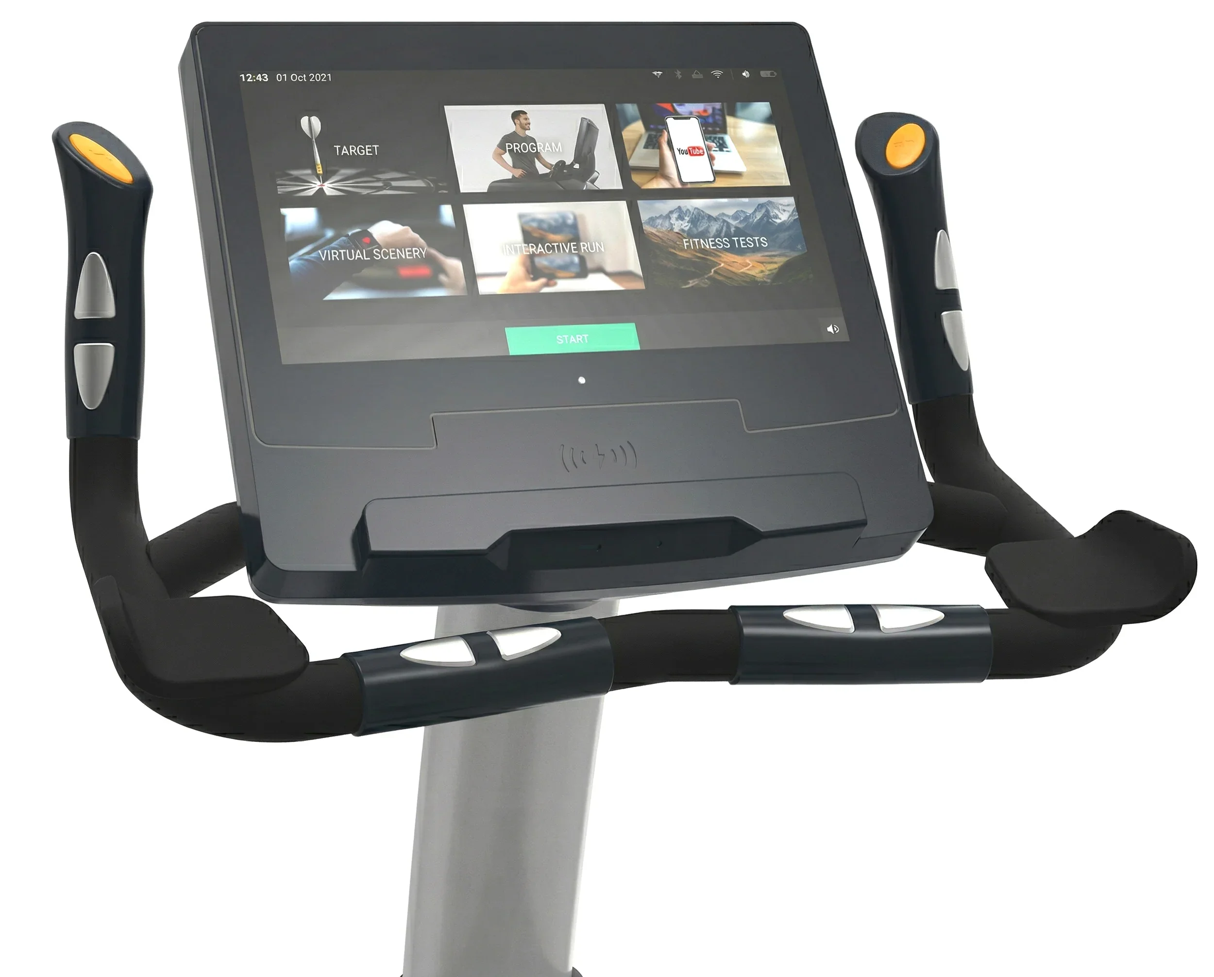 French Fitness UB620T Upright Bike w/15" Touch Console (New) - Image 7