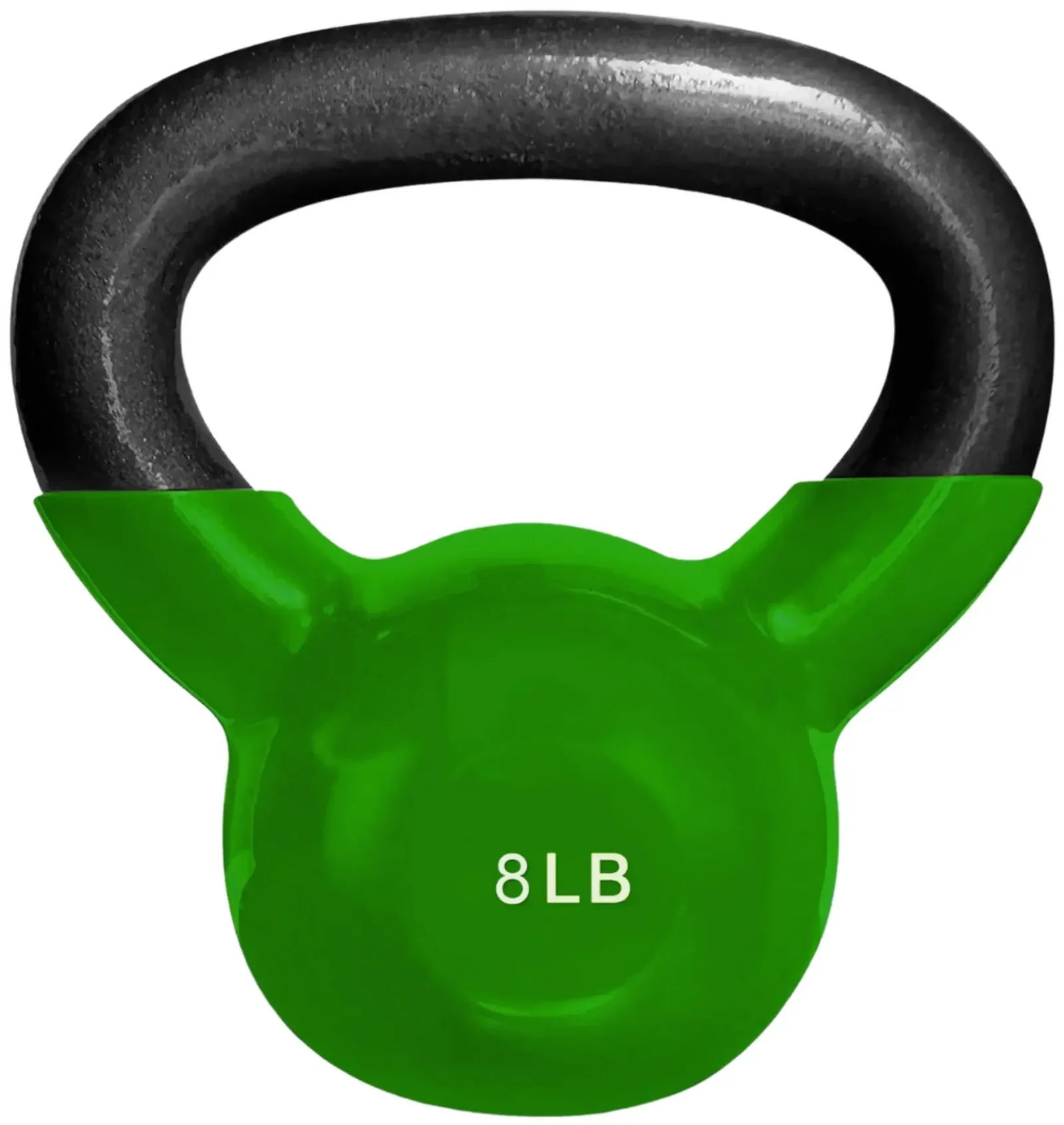 French Fitness Vinyl Kettlebell Set of 6 (5,8,10,12,15,20 lbs) (New) - Image 5