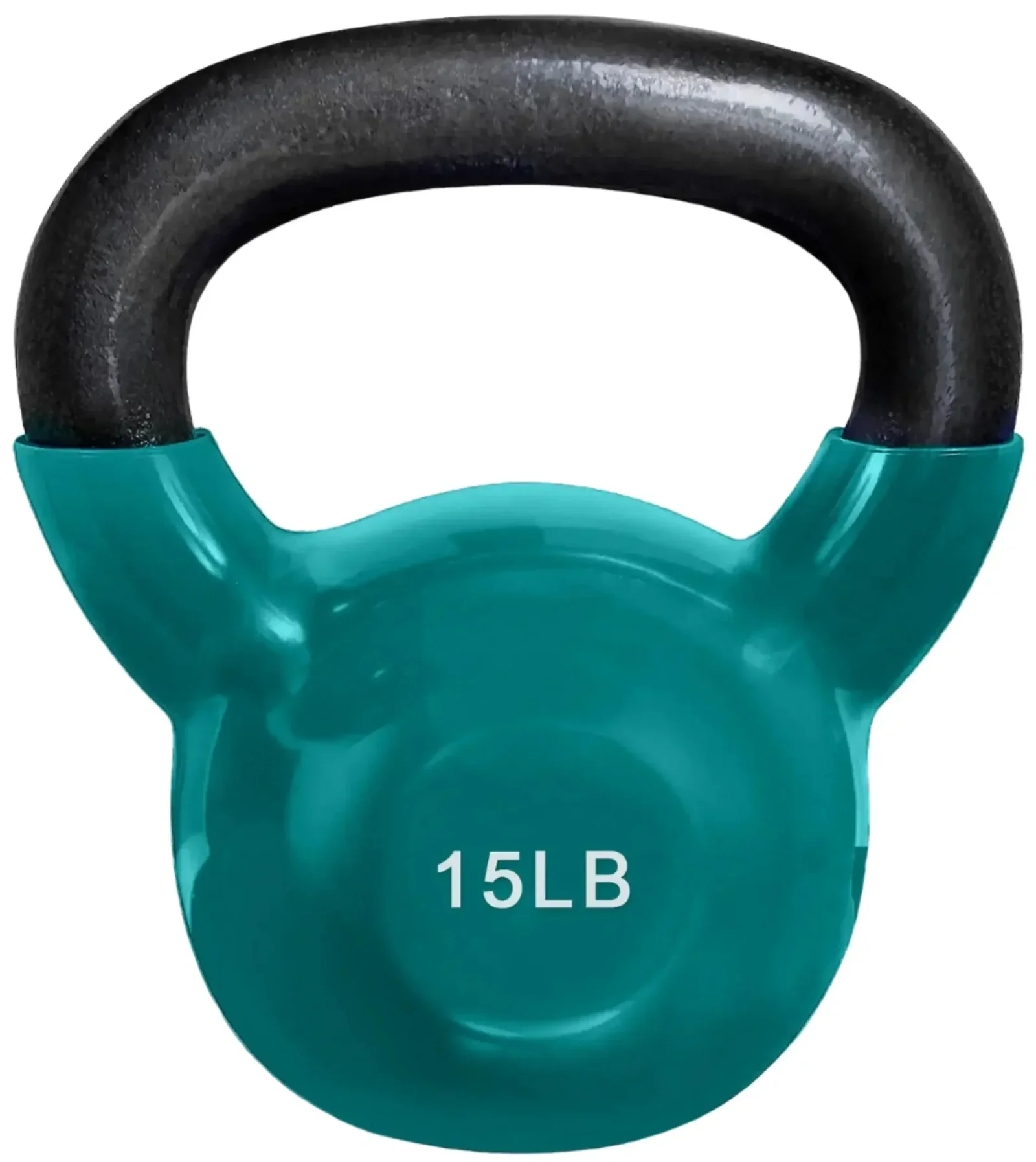 French Fitness Vinyl Kettlebell Set of 6 (5,8,10,12,15,20 lbs) (New) - Image 8