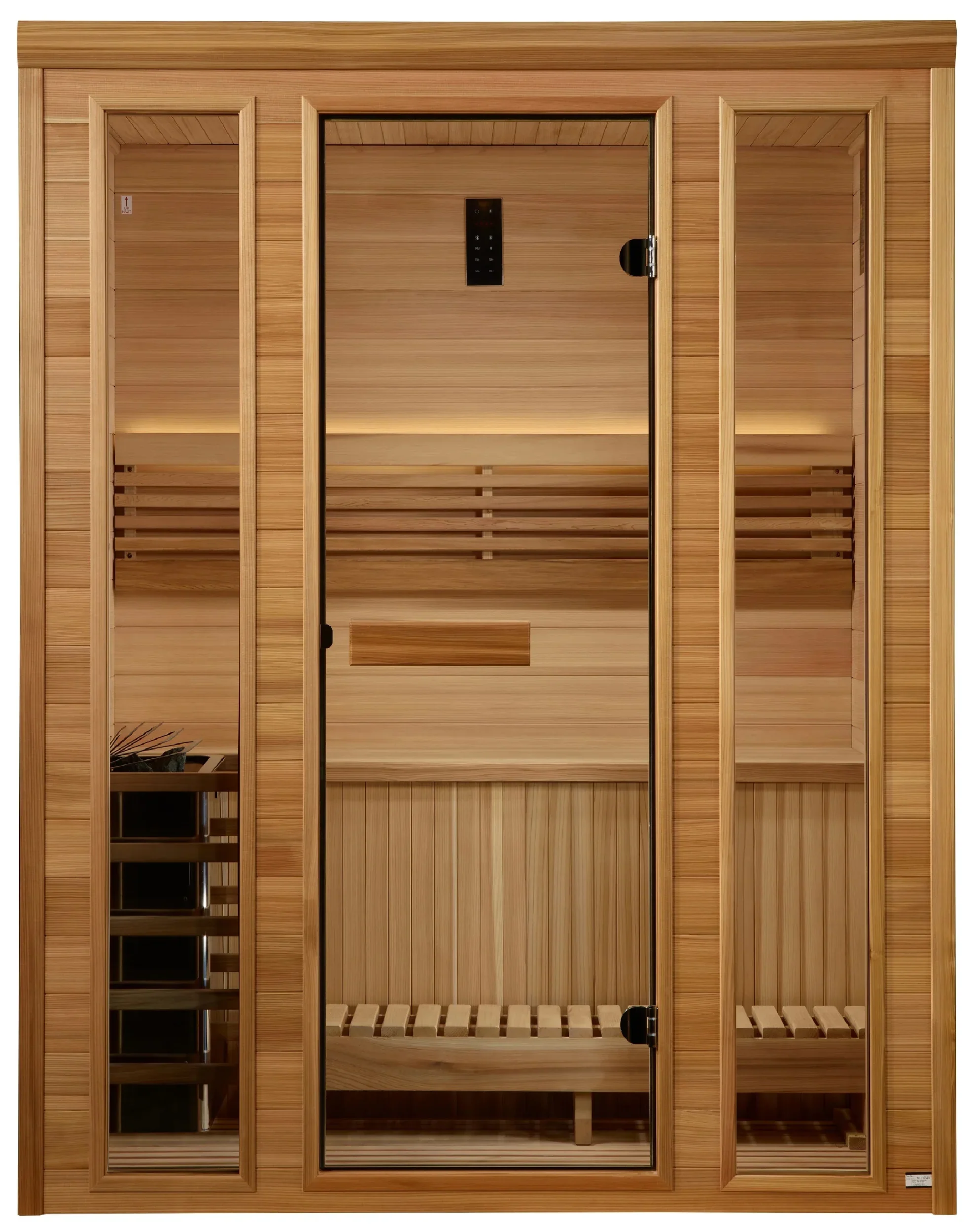 Golden Designs GDI-7030-01 Andermatt Edition 3 Person Traditional Steam Sauna - Pacific Premium Clear Cedar (New) - Image 2