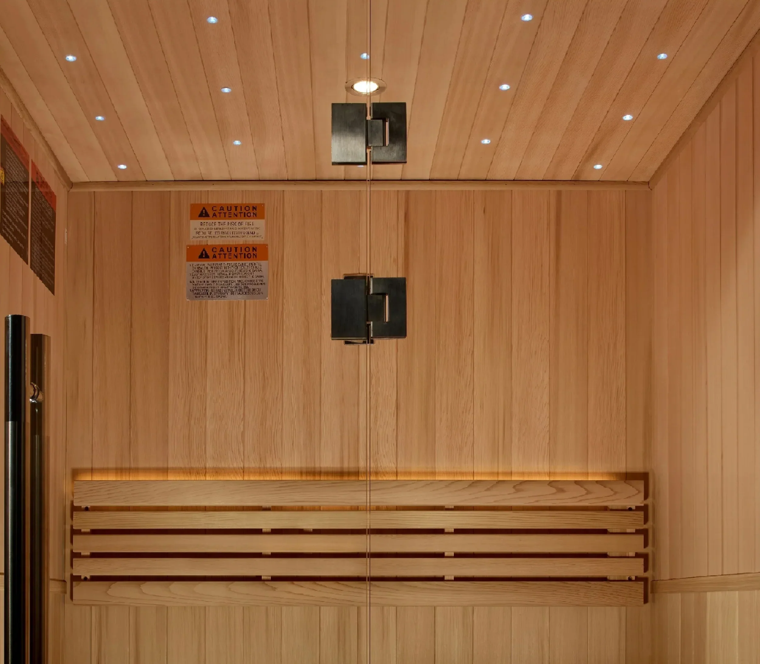 Golden Designs GDI-7289-02 Sundsvall Traditional Steam Sauna - Canadian Red Cedar (New) - Image 4