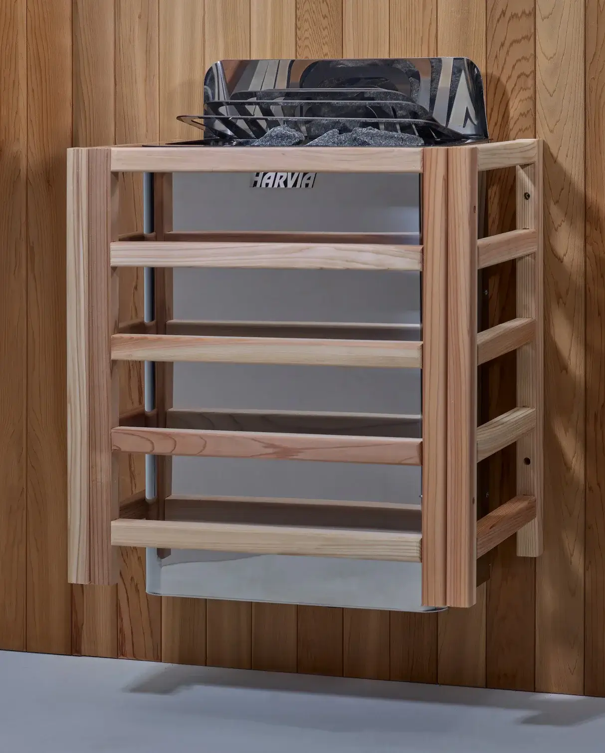 Golden Designs GDI-B006-01 Klosters 6 Person Barrel Traditional Sauna - Pacific Cedar (New) - Image 6