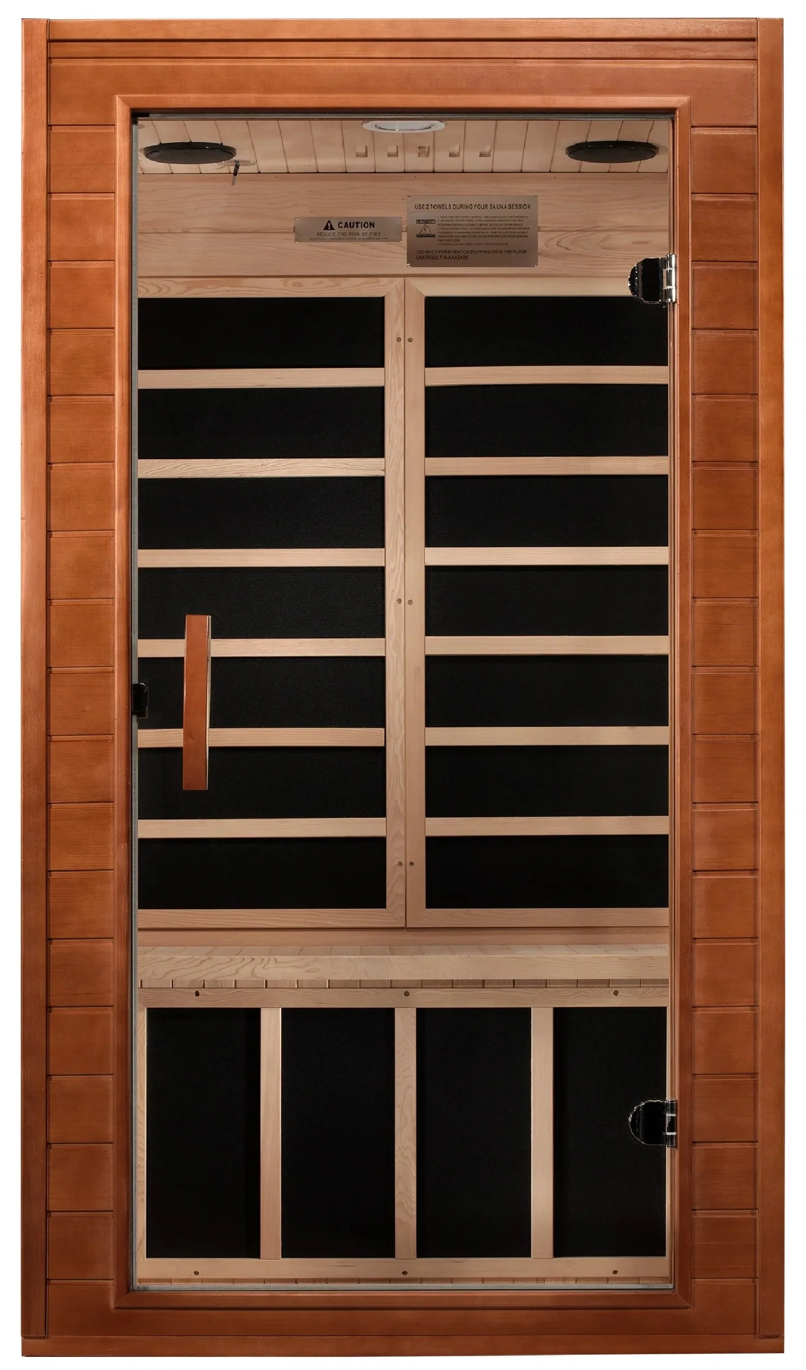 GoldenDesigns DYN-6103-01 Dynamic Avila 1-2-person Low EMF FAR Infrared Sauna (New) - Image 2