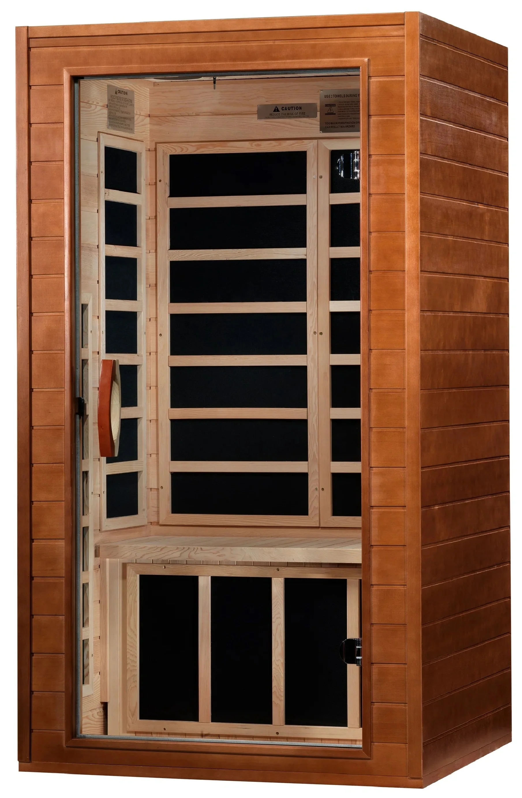GoldenDesigns DYN-6103-01 Dynamic Avila 1-2-person Low EMF FAR Infrared Sauna (New) - Image 3
