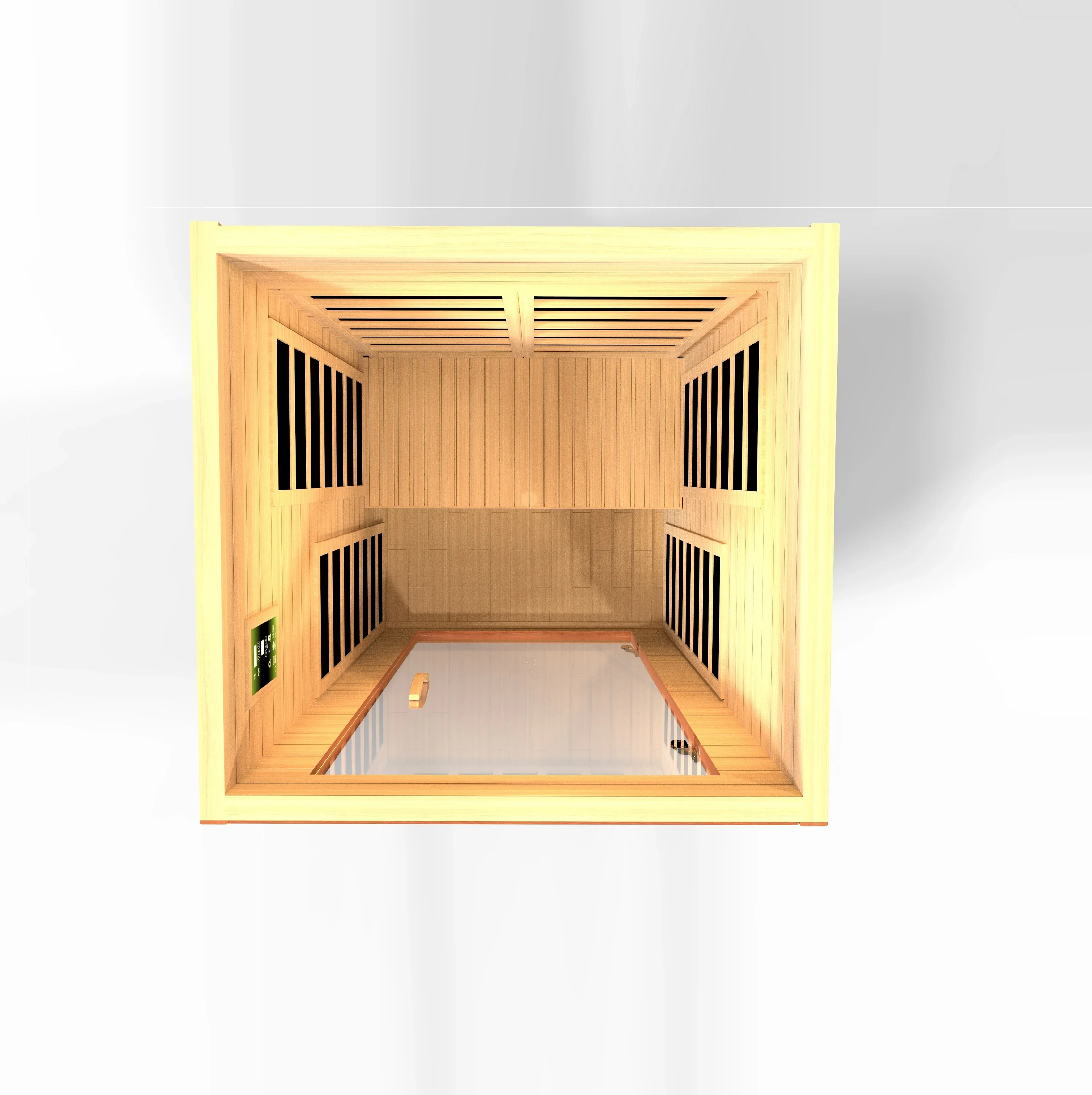 GoldenDesigns DYN-6103-01 Dynamic Avila 1-2-person Low EMF FAR Infrared Sauna (New) - Image 7