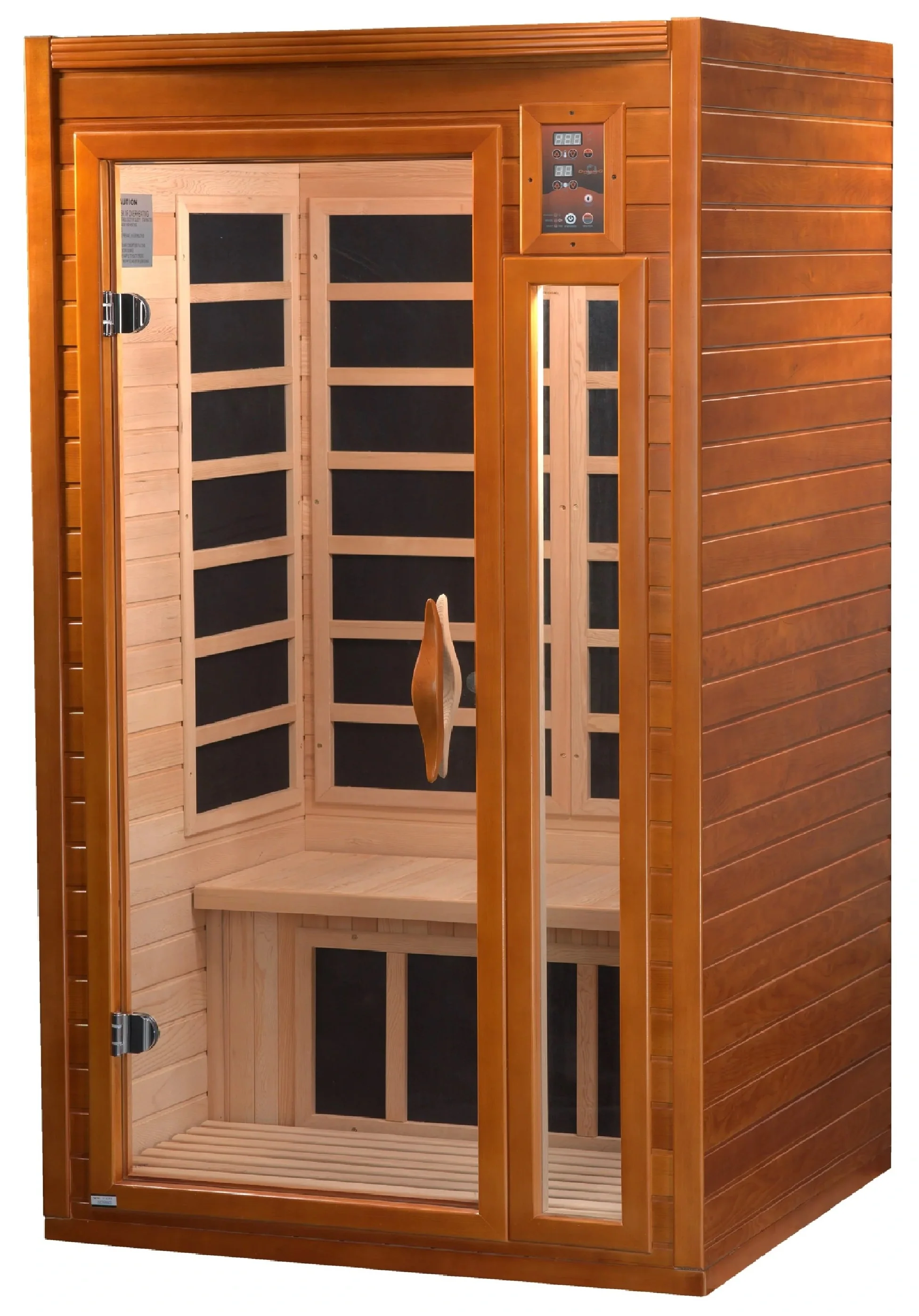 GoldenDesigns DYN-6106-01 Elite Dynamic Barcelona Elite 1-2 Person Ultra Low EMF Far Infrared Sauna (New) - Image 5