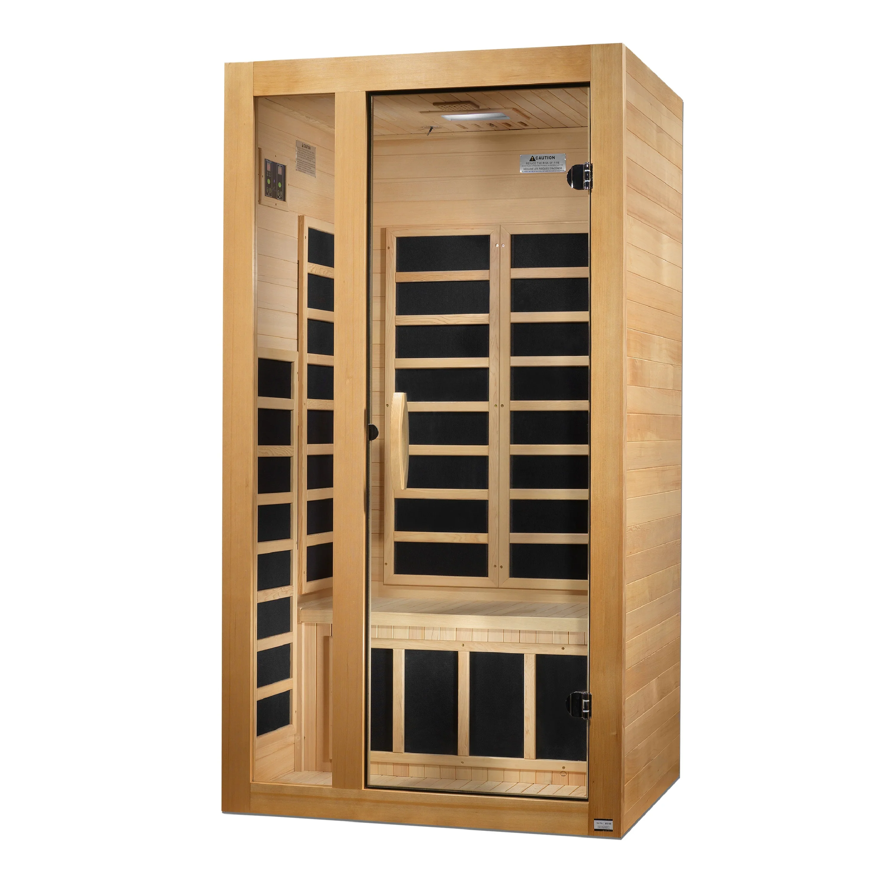 GoldenDesigns DYN-6119-01 Gracia 1-2 Person Low EMF FAR Infrared Sauna (New) - Image 3