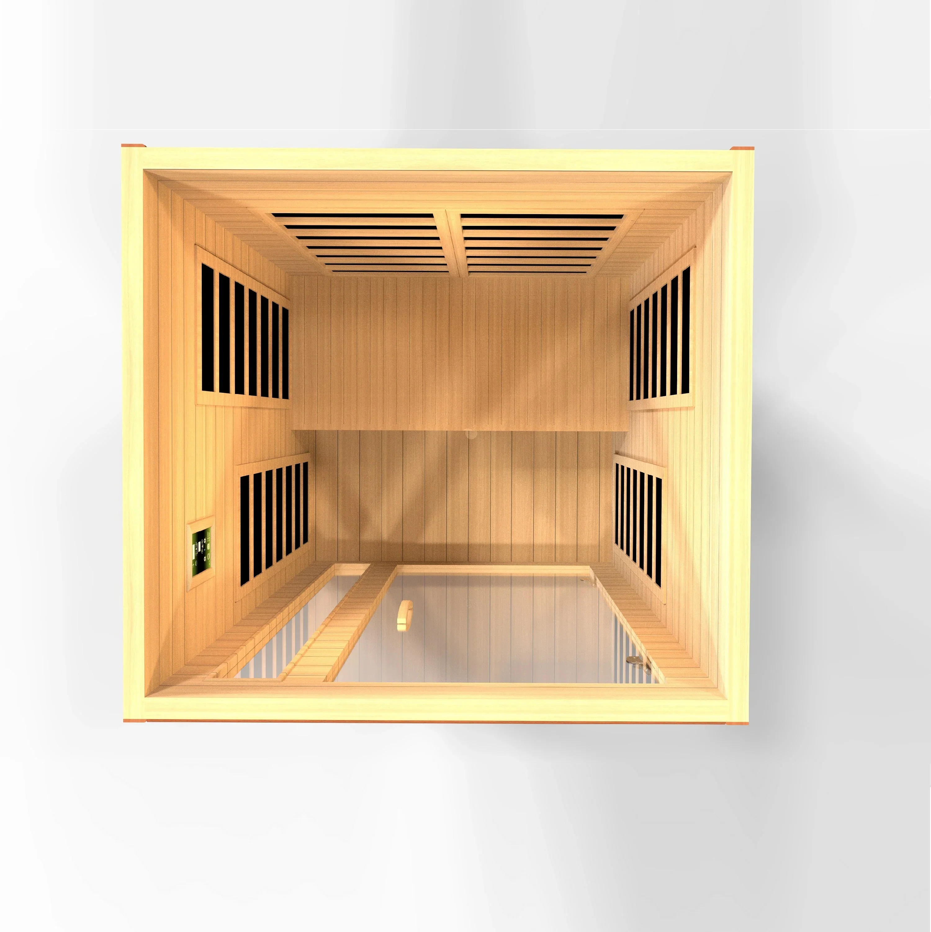 GoldenDesigns DYN-6203-01 Dynamic Cordoba 2-person Low EMF FAR Infrared Sauna (New) - Image 7