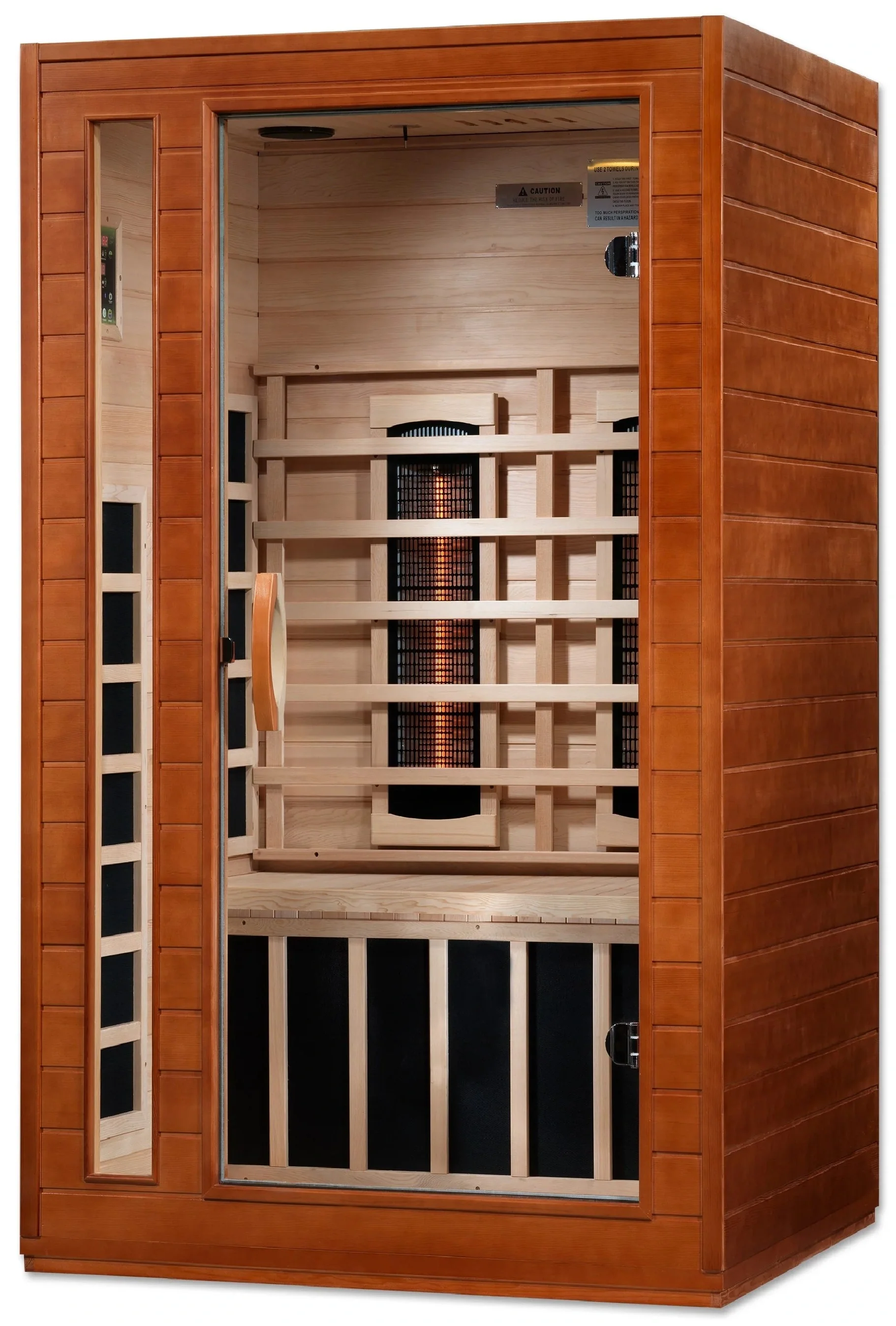 GoldenDesigns DYN-6203-02 FS Dynamic Cardoba 2-Person Full Spectrum Near Zero EMF FAR Infrared Sauna (New) - Image 3