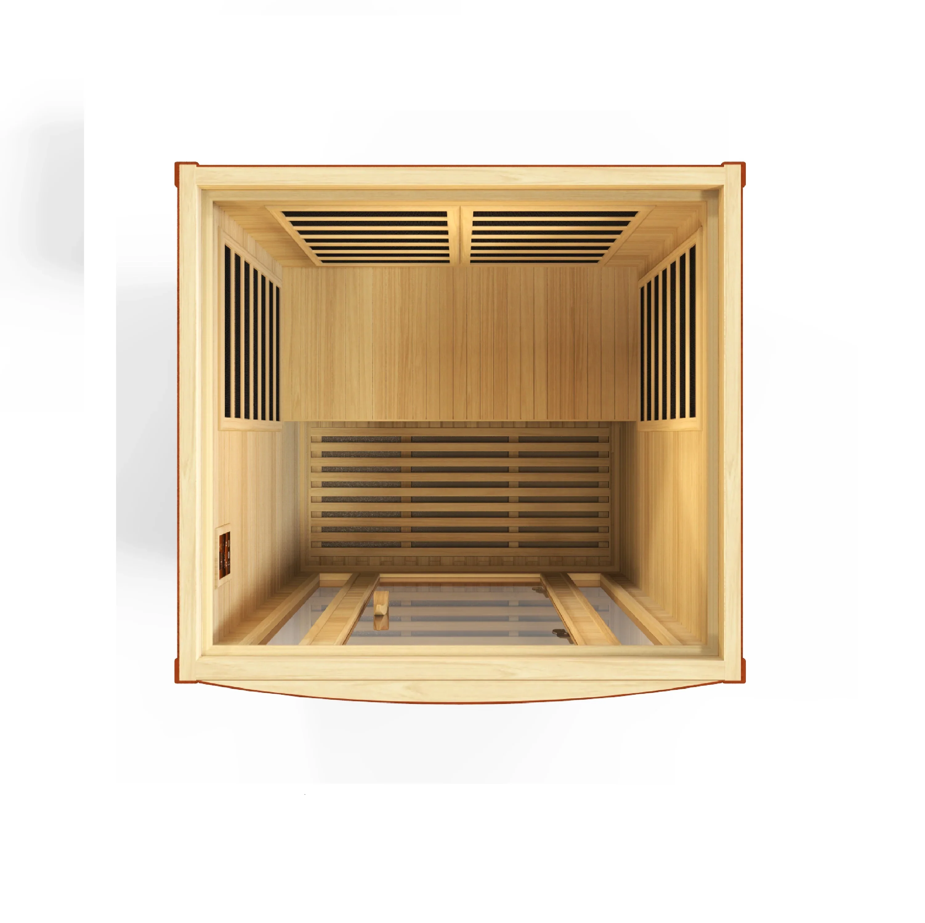 GoldenDesigns DYN-6206-01 Elite Dynamic San Marino Elite 2-person Ultra Low EMF FAR Infrared Sauna (New) - Image 8