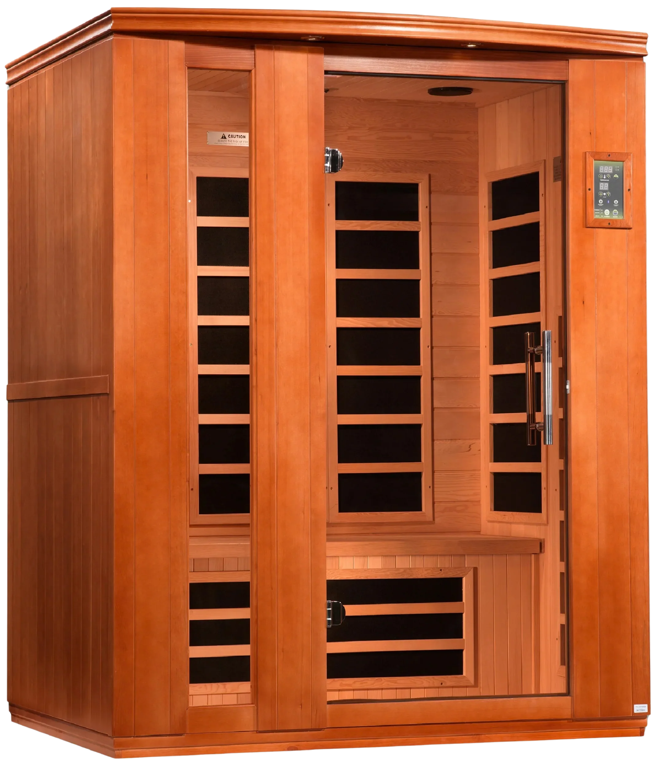 GoldenDesigns DYN-6336-02 Dynamic Lugano Low EMF Far Infrared Sauna (New)