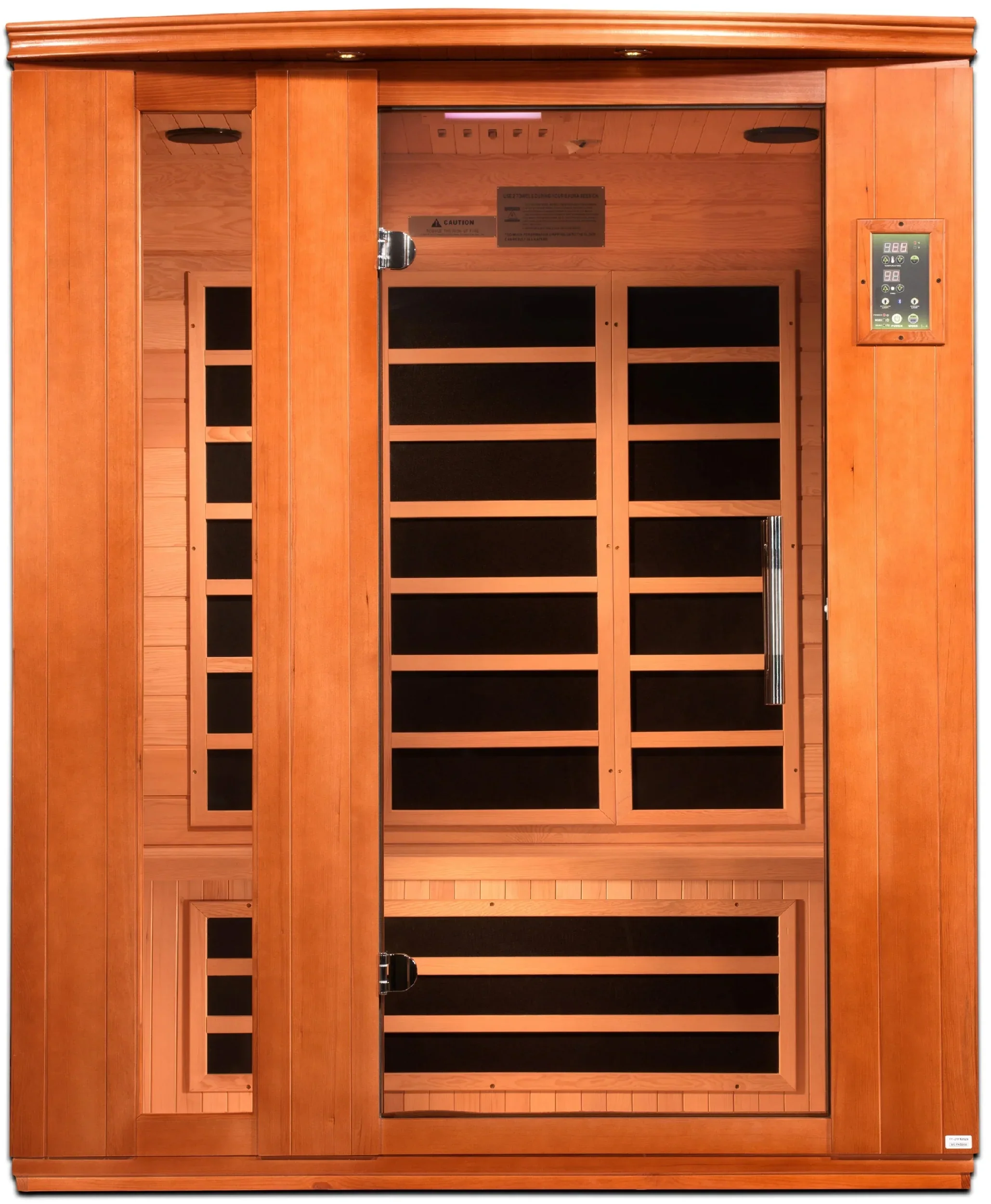 GoldenDesigns DYN-6336-02 Dynamic Lugano Low EMF Far Infrared Sauna (New) - Image 2