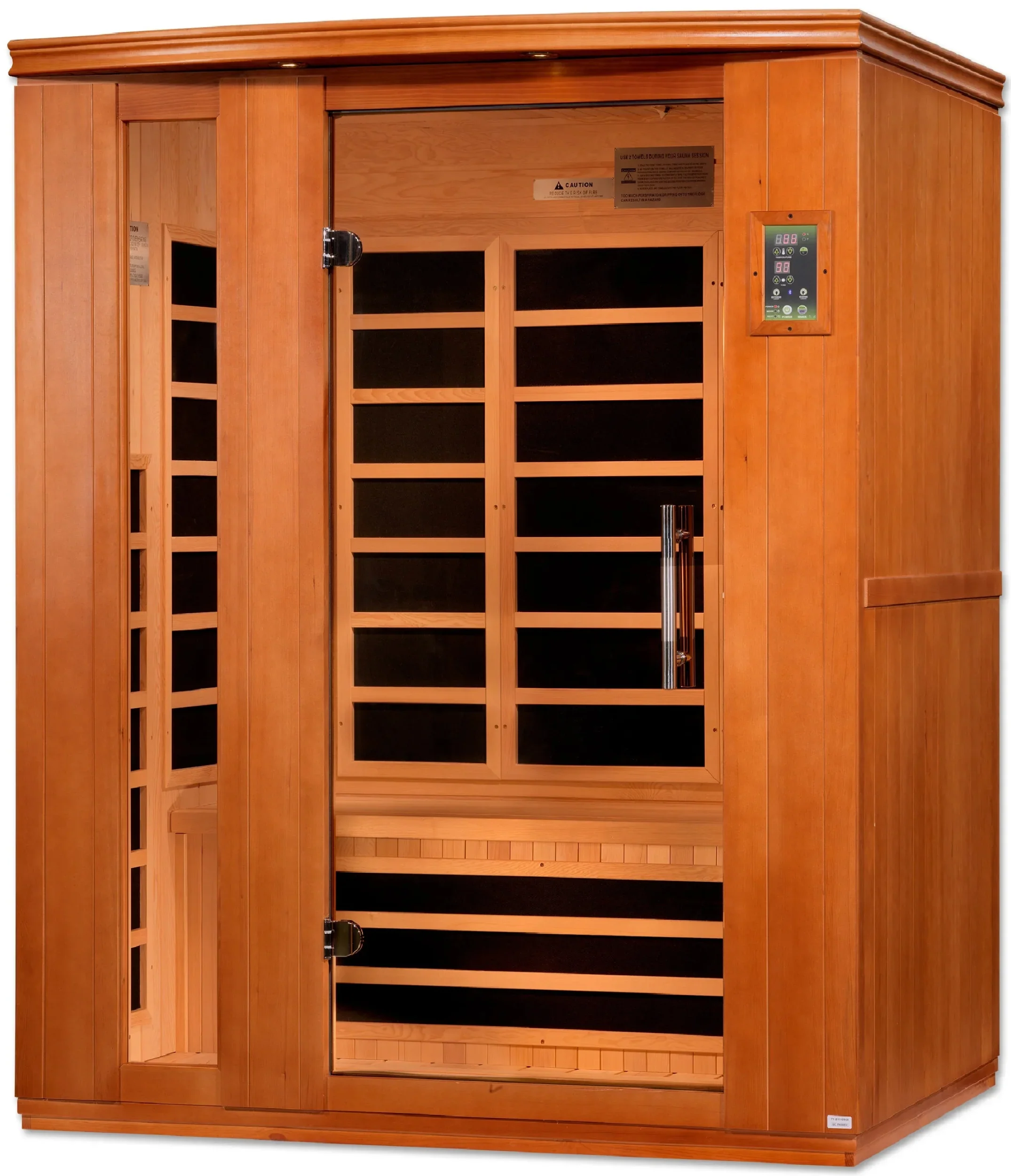 GoldenDesigns DYN-6336-02 Dynamic Lugano Low EMF Far Infrared Sauna (New) - Image 3