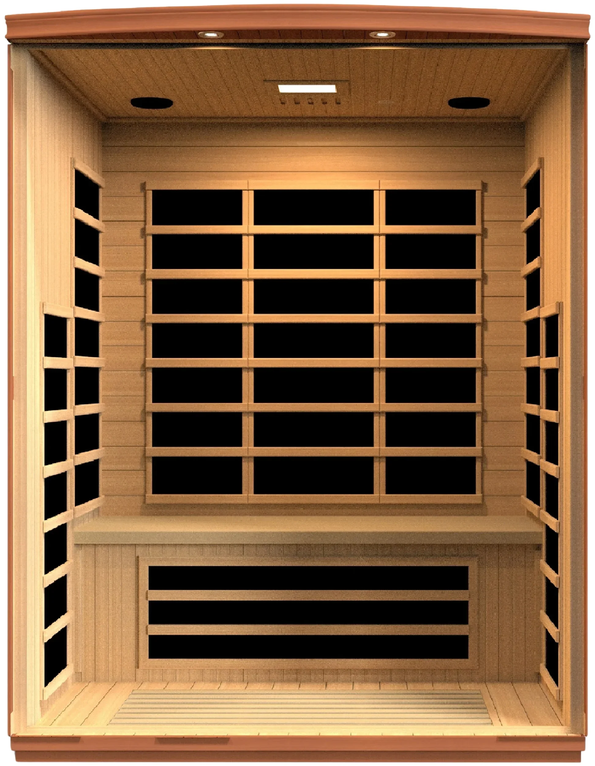 GoldenDesigns DYN-6336-02 Dynamic Lugano Low EMF Far Infrared Sauna (New) - Image 4