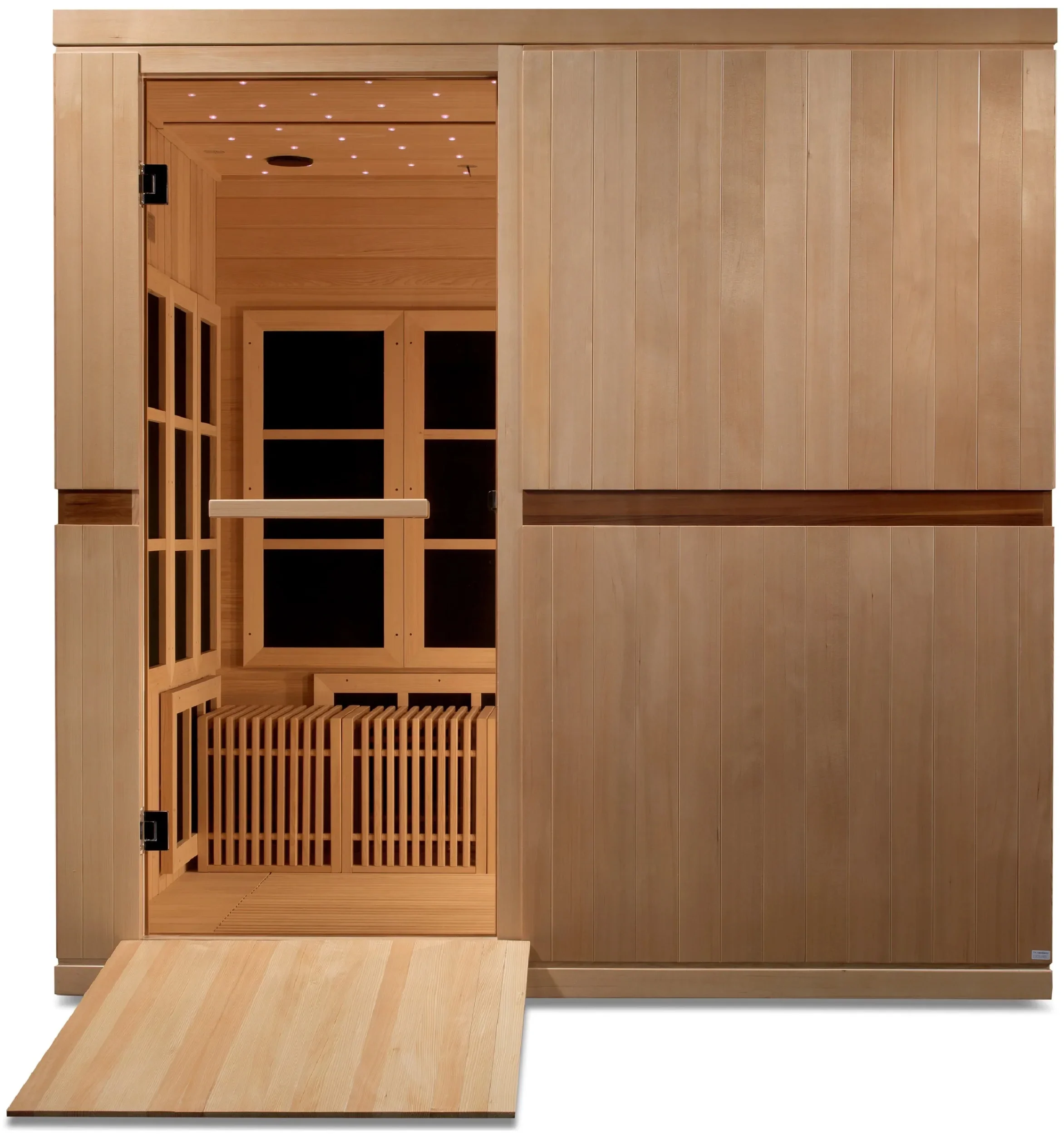 GoldenDesigns GDI-6880-02 Elite Catalonia 8 Person Ultra Low EMF FAR Infrared Sauna (New) - Image 4