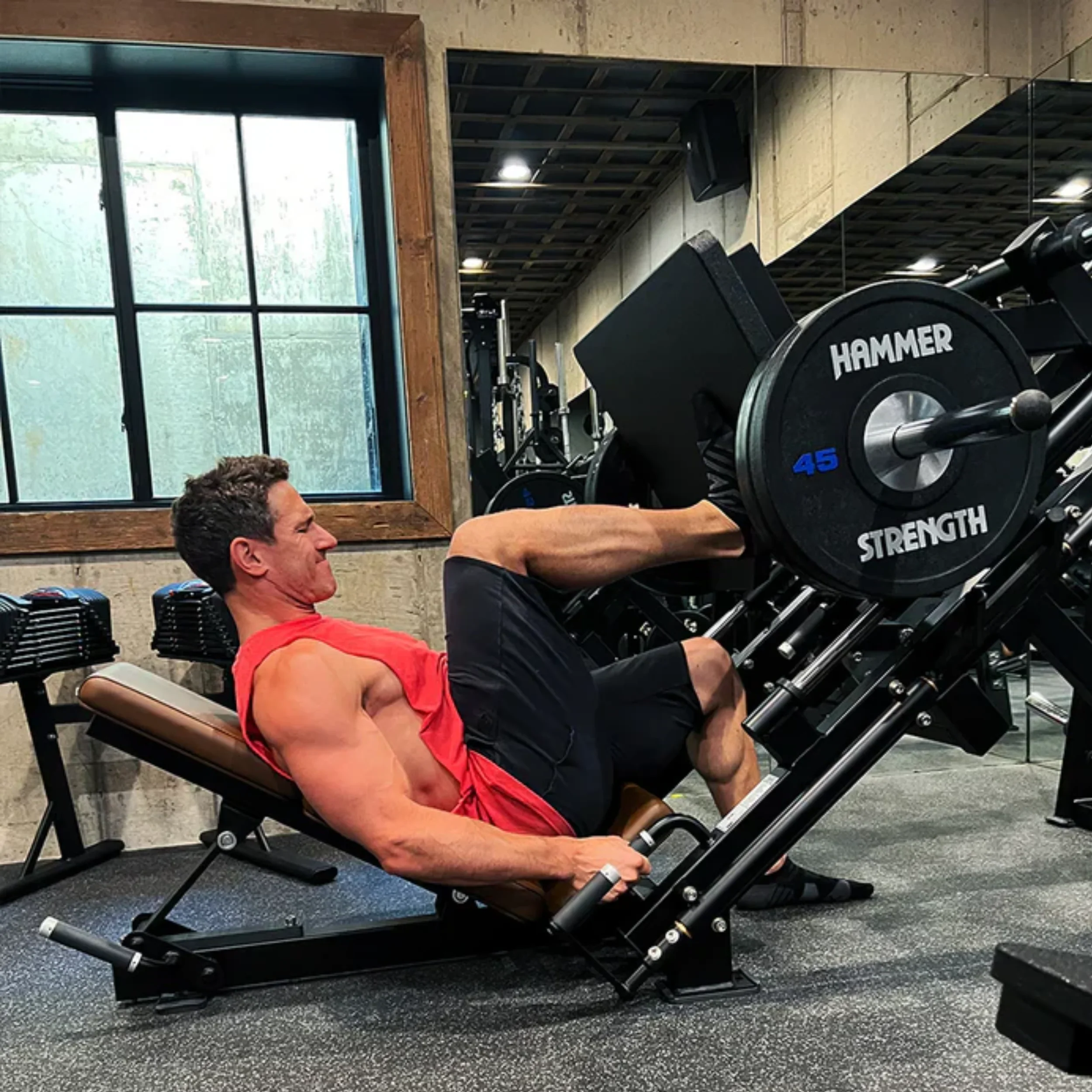 Hammer Strength Linear 45 Degree Leg Press Plate Loaded (Newer Style) (Remanufactured) - Image 2