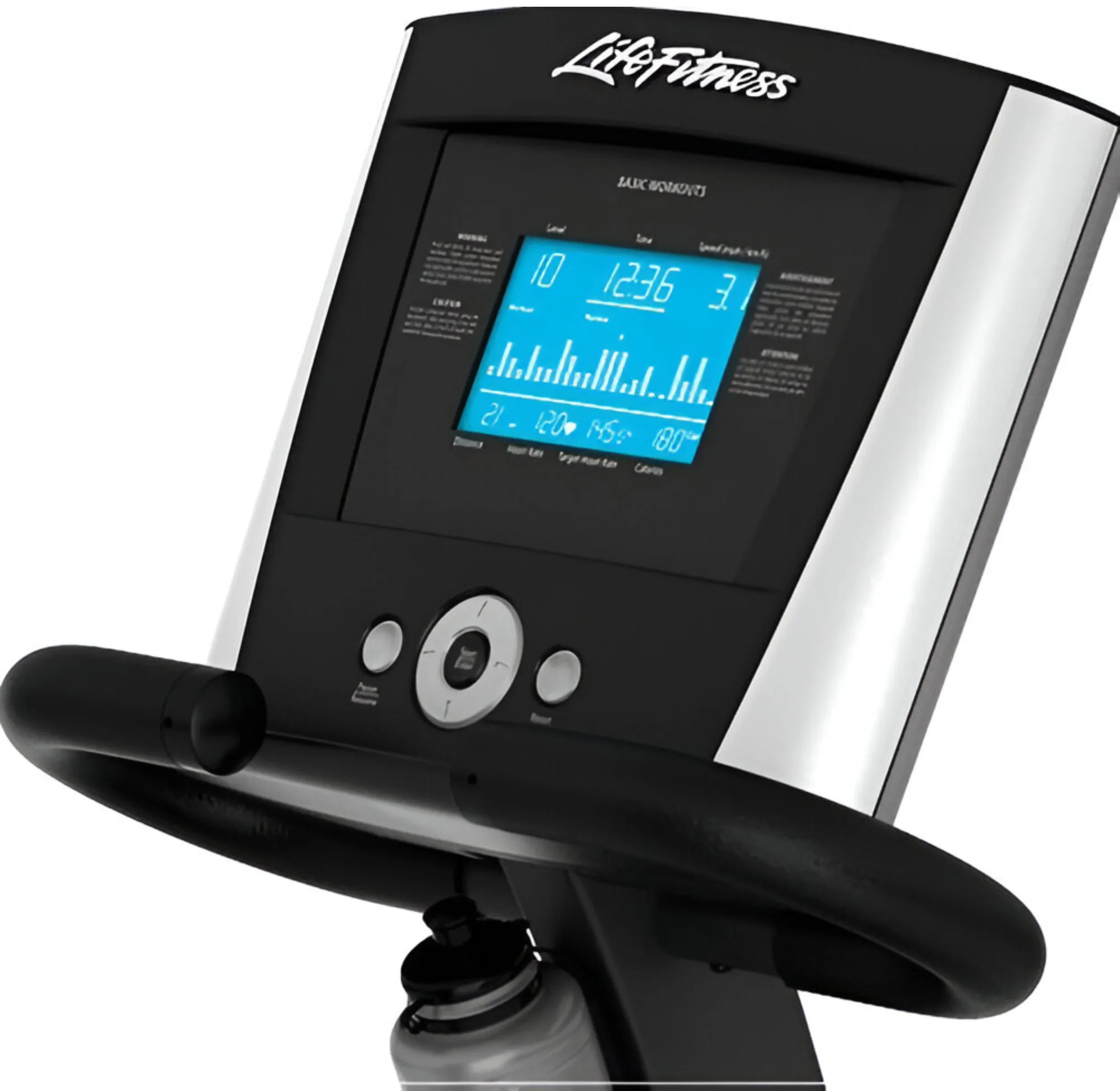 Life Fitness R1 Recumbent Bike w/Basic Console (Remanufactured) - Image 3
