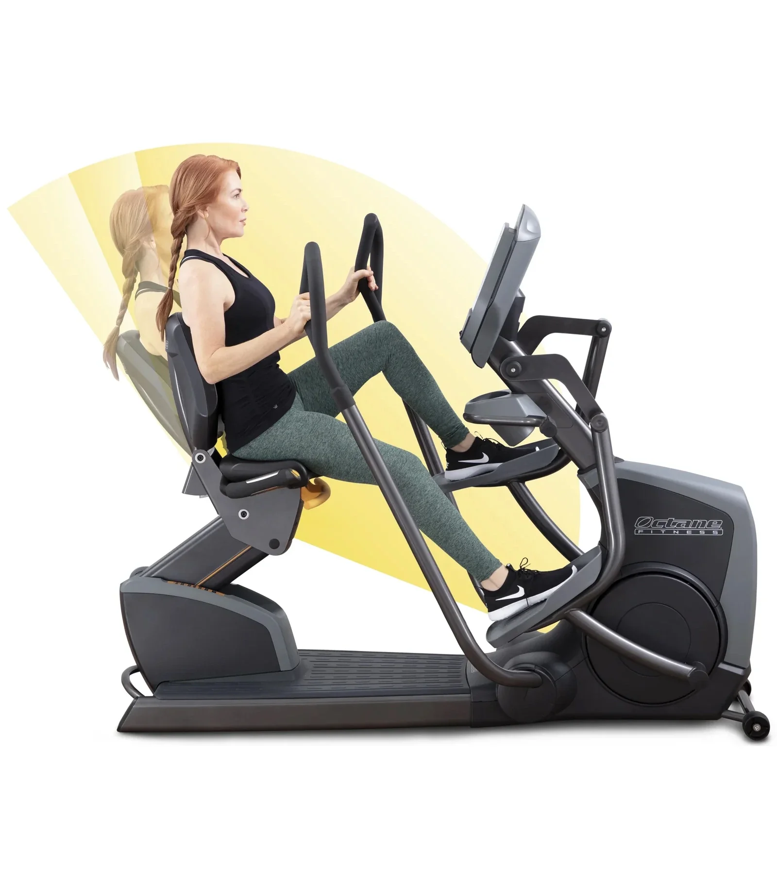 Octane xRide XR6000s Recumbent Seated Elliptical w/Smart Console (Remanufactured) - Image 4