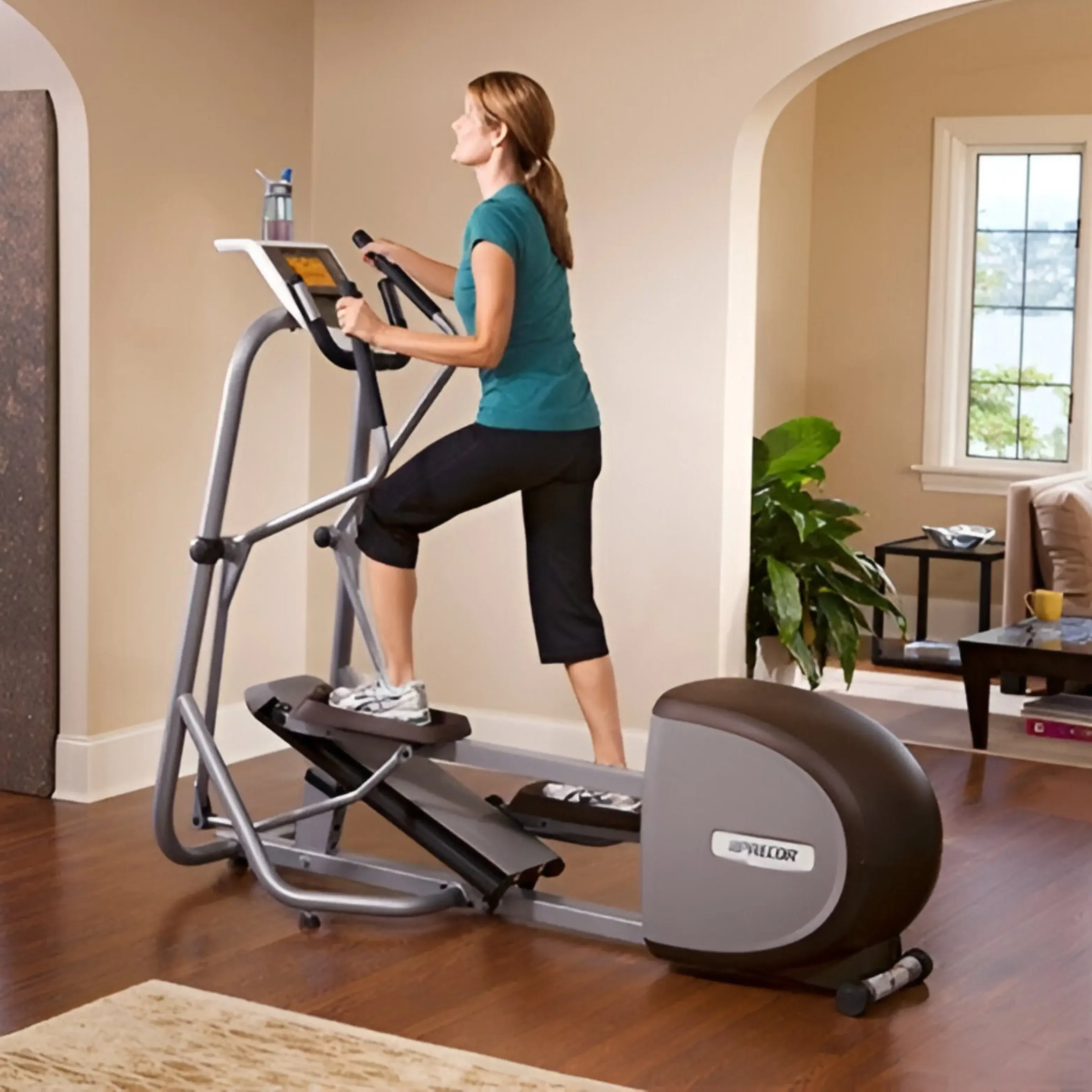 Precor EFX 5.23 Elliptical, Newer Version w/Moving Arms (Remanufactured) - Image 2