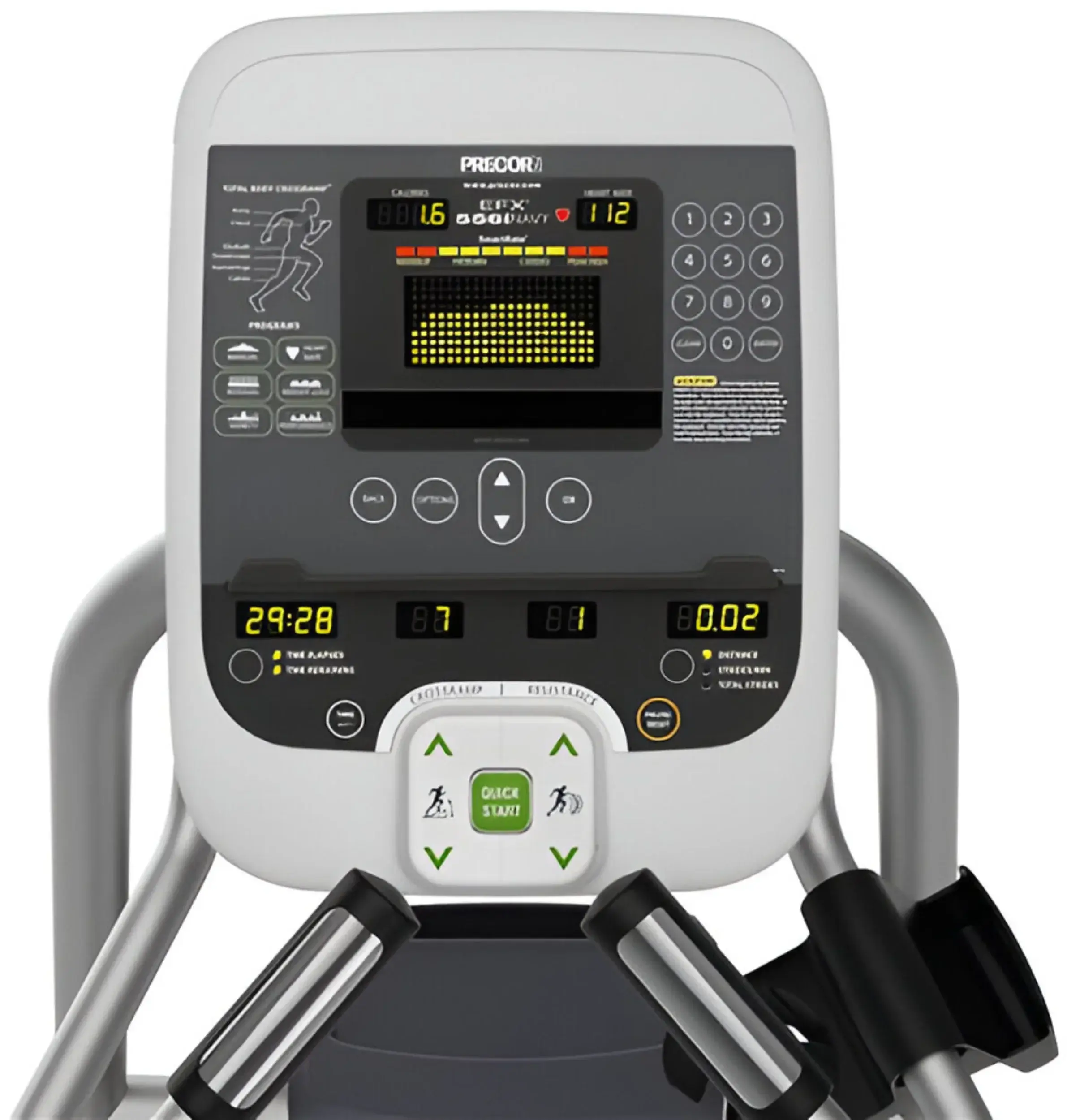 Precor EFX 556i Navy Elliptical Cross-Trainer (Remanufactured) - Image 3