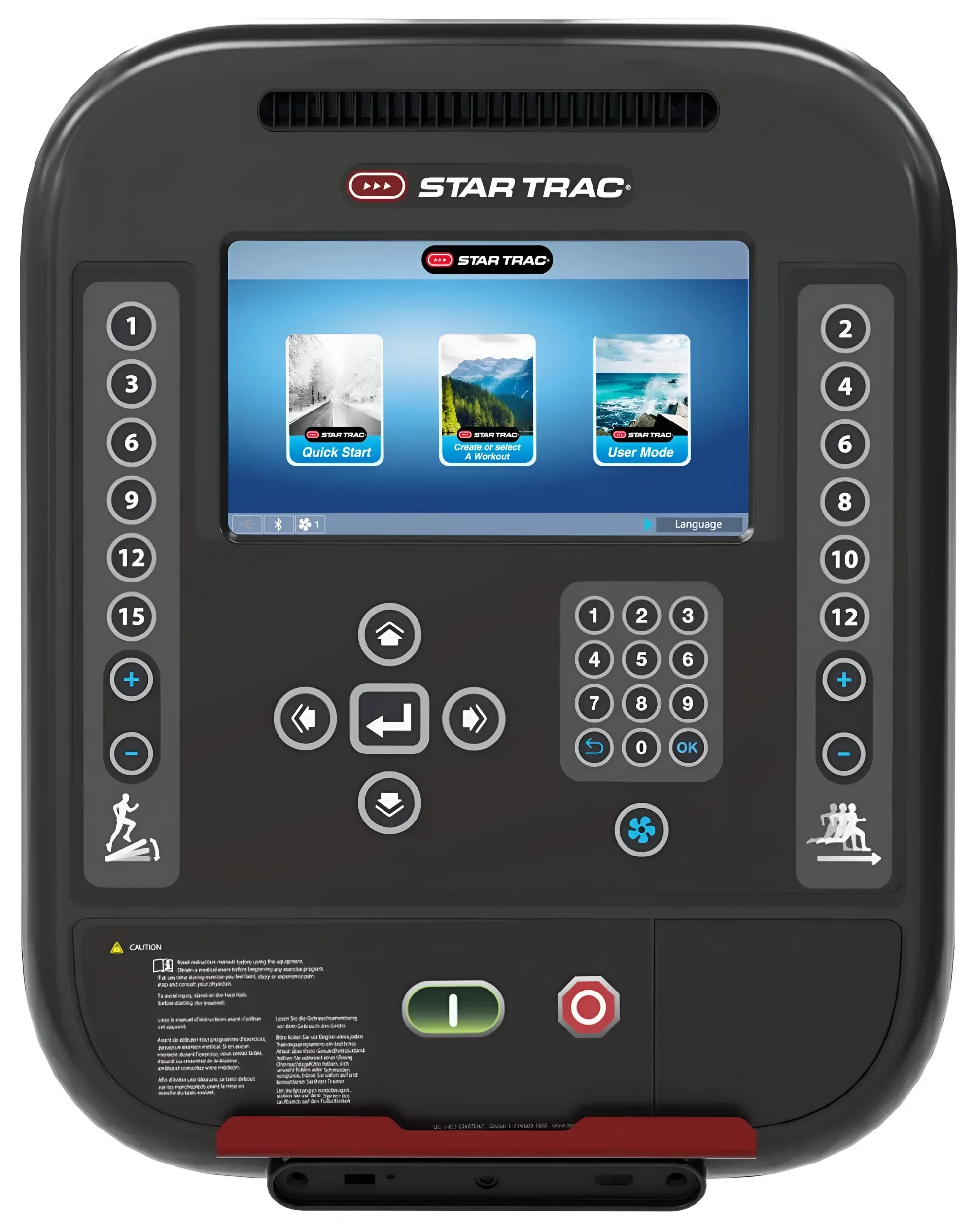 Star Trac 4 Series Cross Trainer w/10" LCD - Black (New) - Image 2