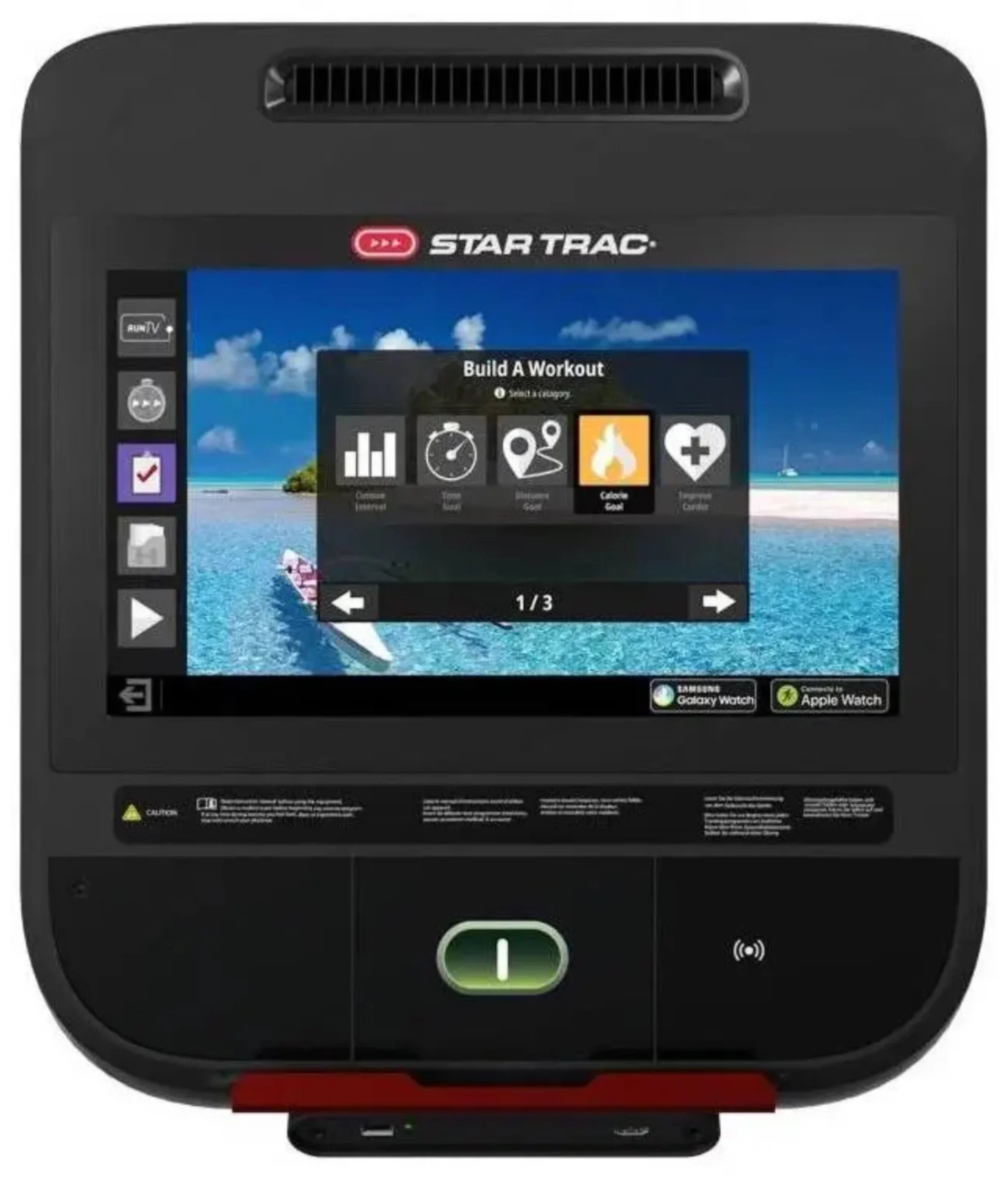 Star Trac 4 Series Treadmill w/15" Embedded Display - Black (New) - Image 2